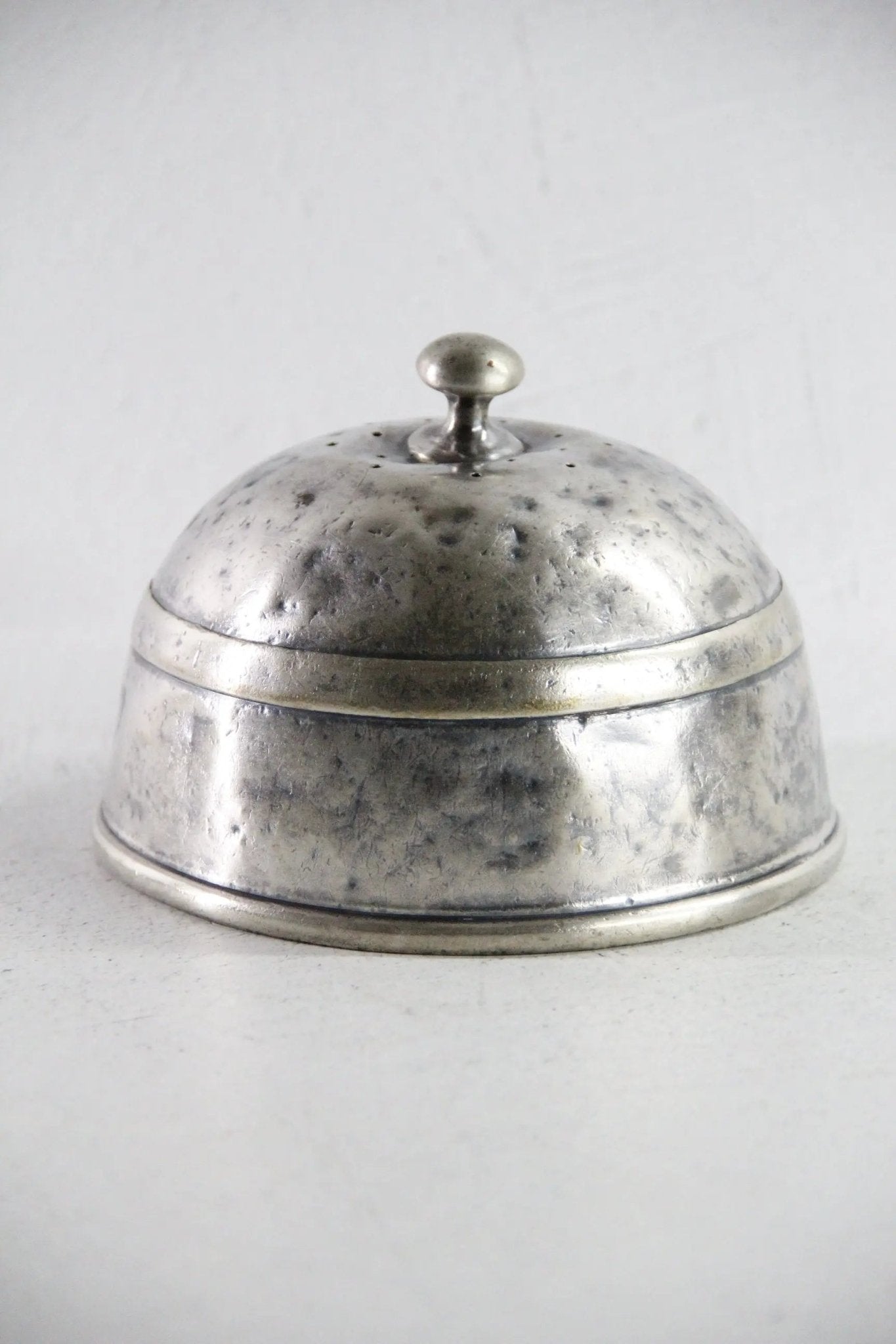Silver Dome Food Cover Antique | Reed & Barton Hotel Silver Cheese - Debra Hall Lifestyle
