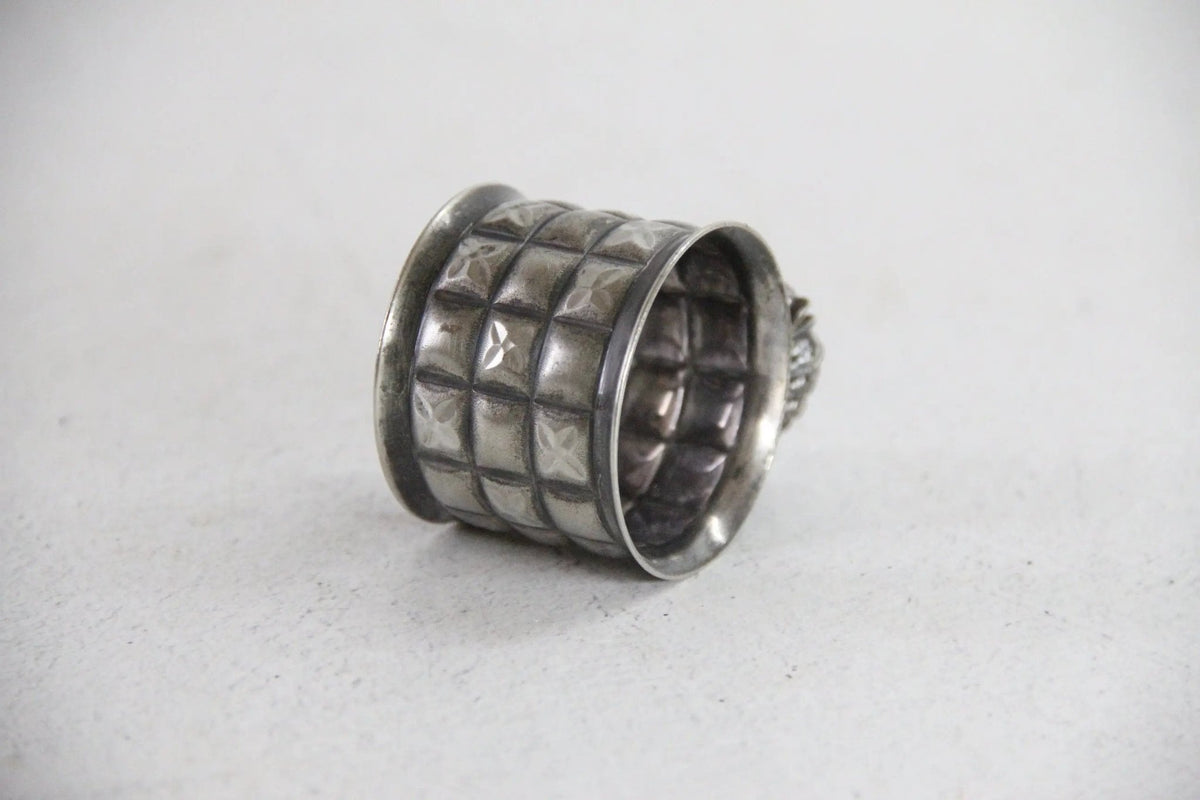 Silver Napkin Ring Holder | Antique Victorian Figural Bird - Debra Hall Lifestyle