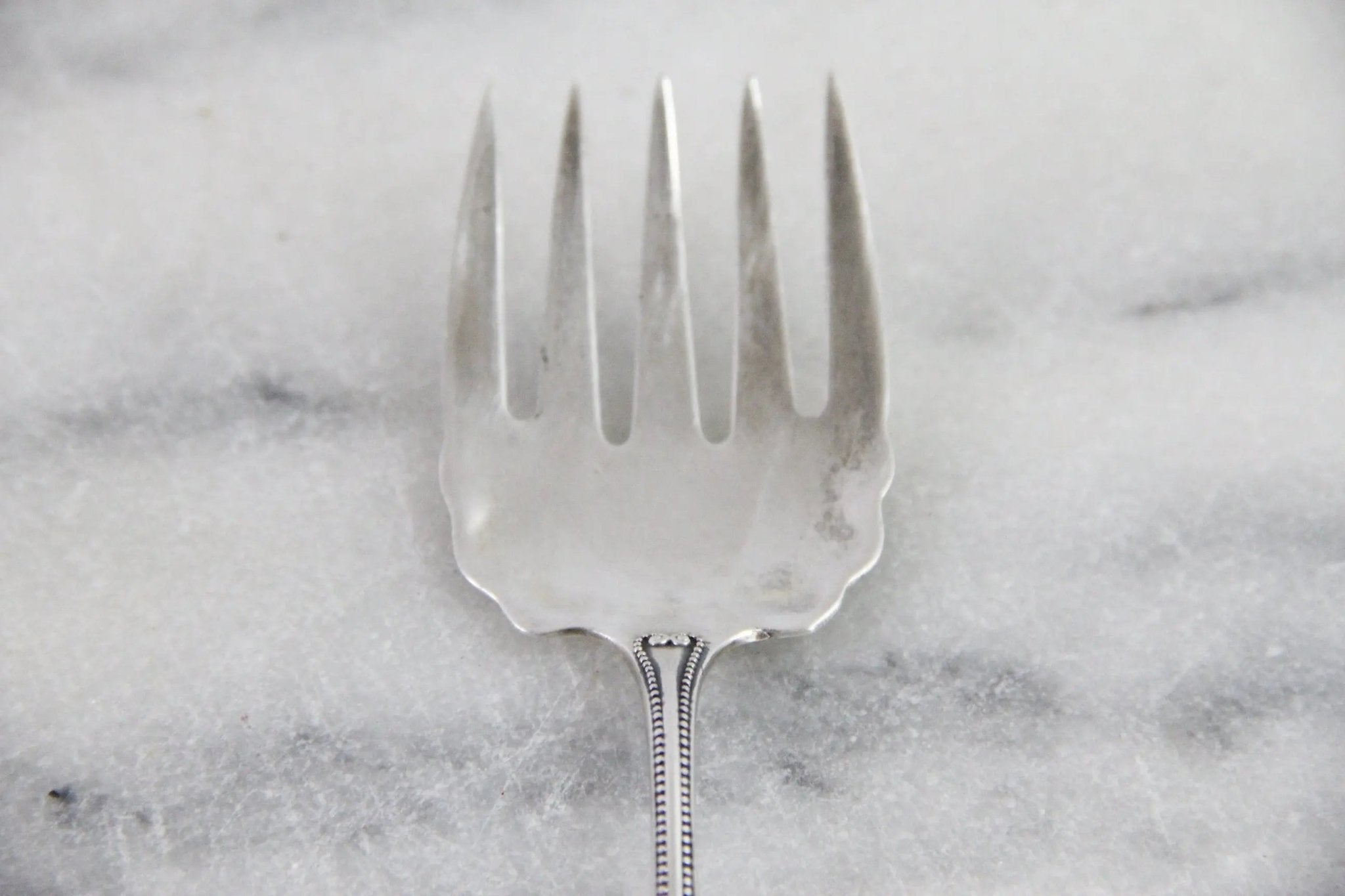 Sterling Silver Sardine Fork Antique | Bead by Whiting 1880 - Debra Hall Lifestyle