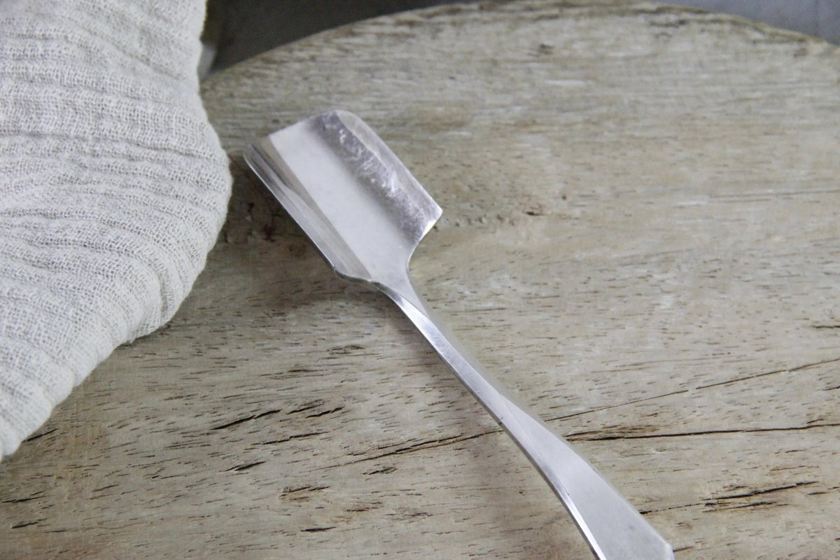 Stilton Cheese Scoop Silver with Mother of Pearl | Antique Spoon - Debra Hall Lifestyle
