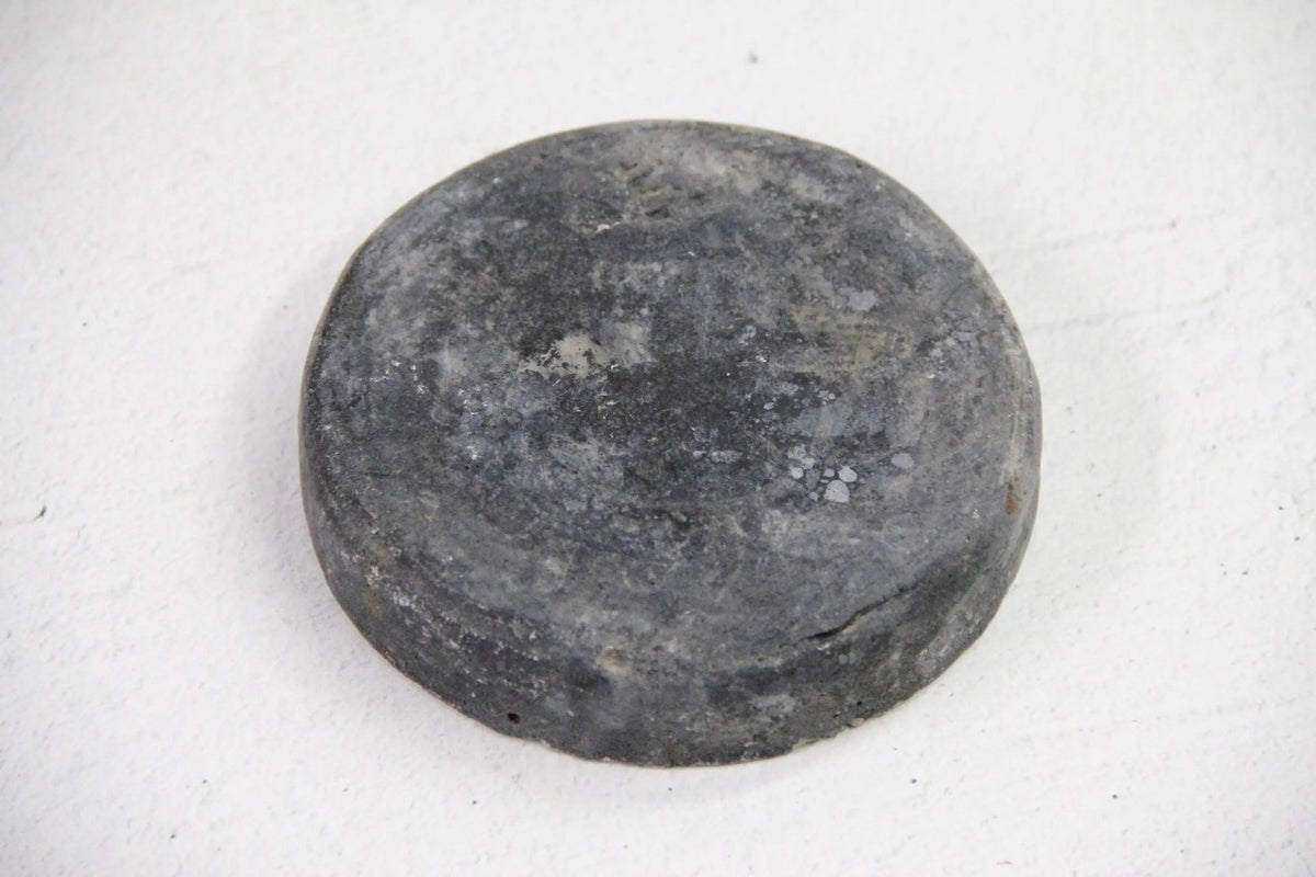 Stone Biscuit Mold | Vintage Soapstone Plate-Coaster - Debra Hall Lifestyle