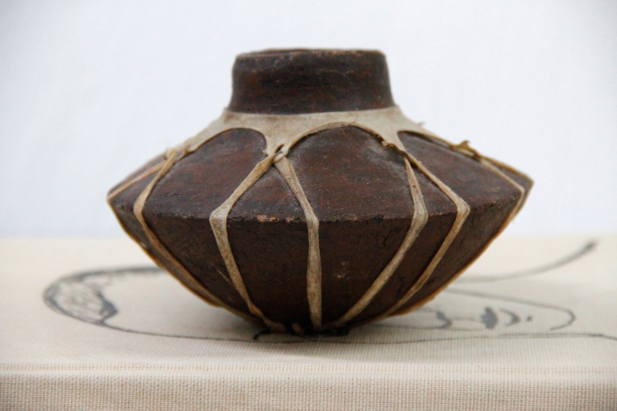 Tarahumara Pottery Olla | Vintage Water Vessel - Debra Hall Lifestyle2