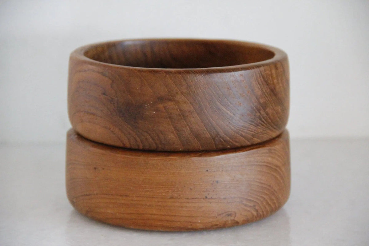 Teakwood Salad Bowl Set - Debra Hall Lifestyle