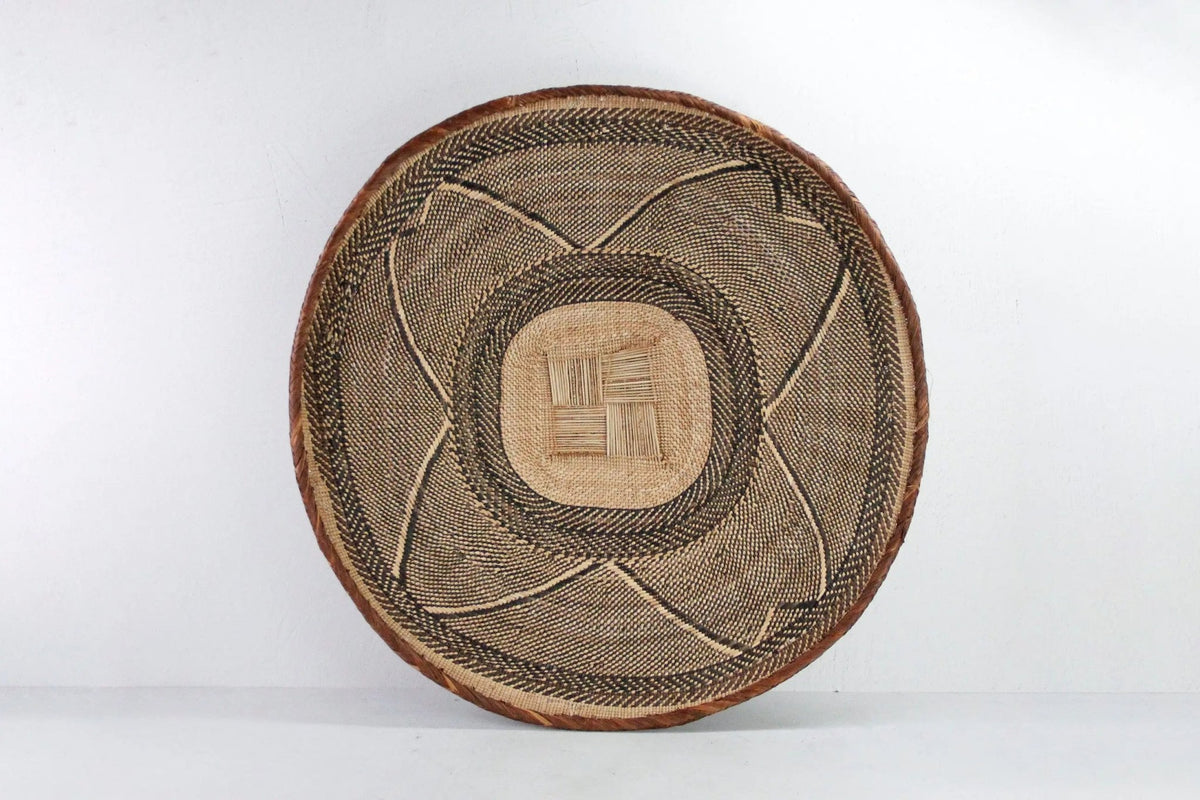 Tonga Basket Vintage XL| Hand Woven African Wall Decor - Debra Hall Lifestyle