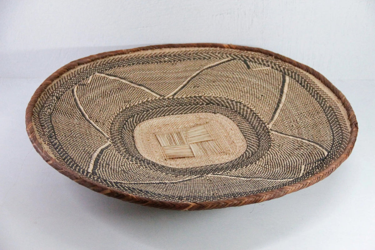 Tonga Basket Vintage XL| Hand Woven African Wall Decor - Debra Hall Lifestyle