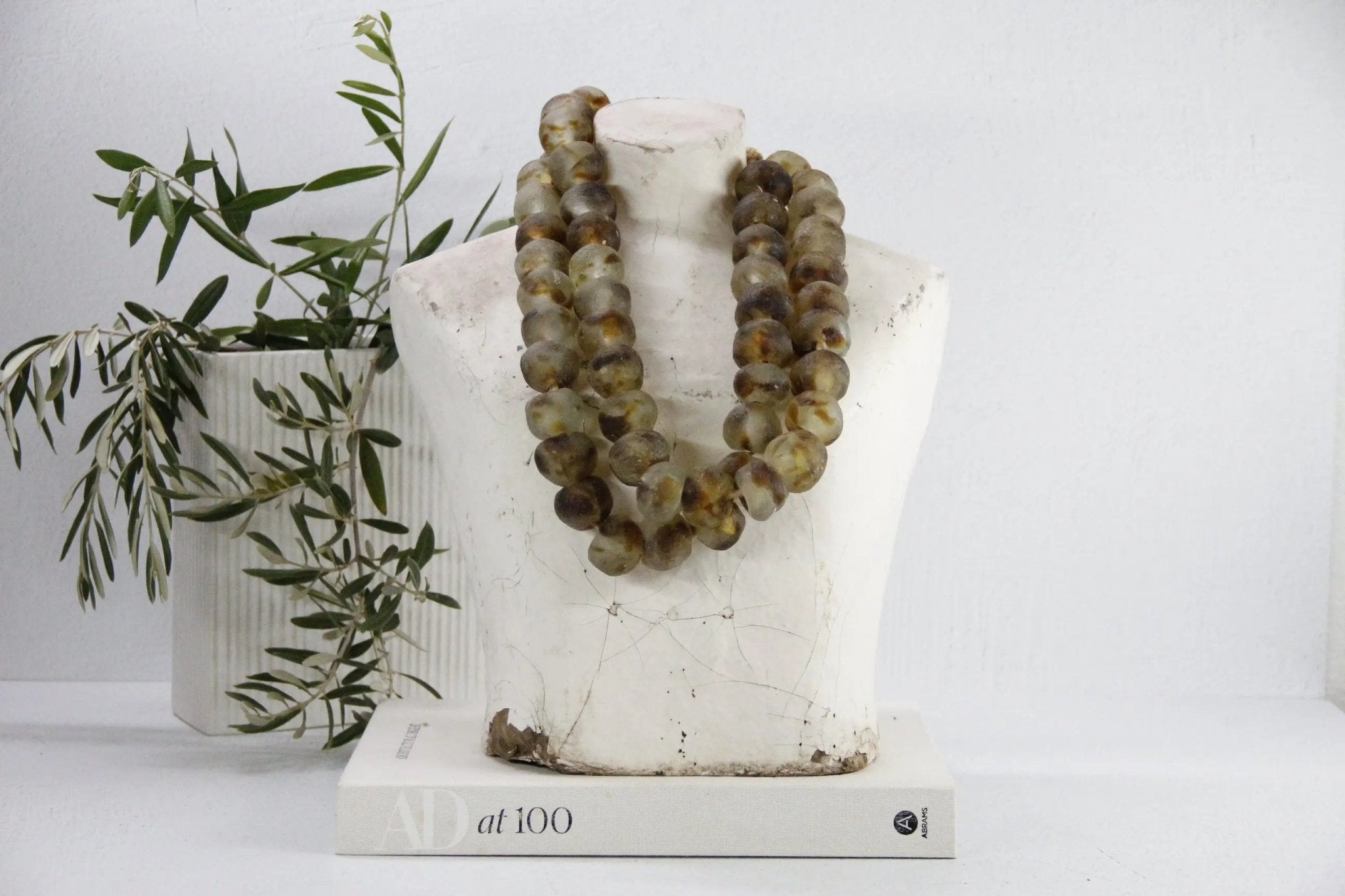 Vintage African Beads | Jumbo Recycled Glass | Desert - Debra Hall Lifestyle