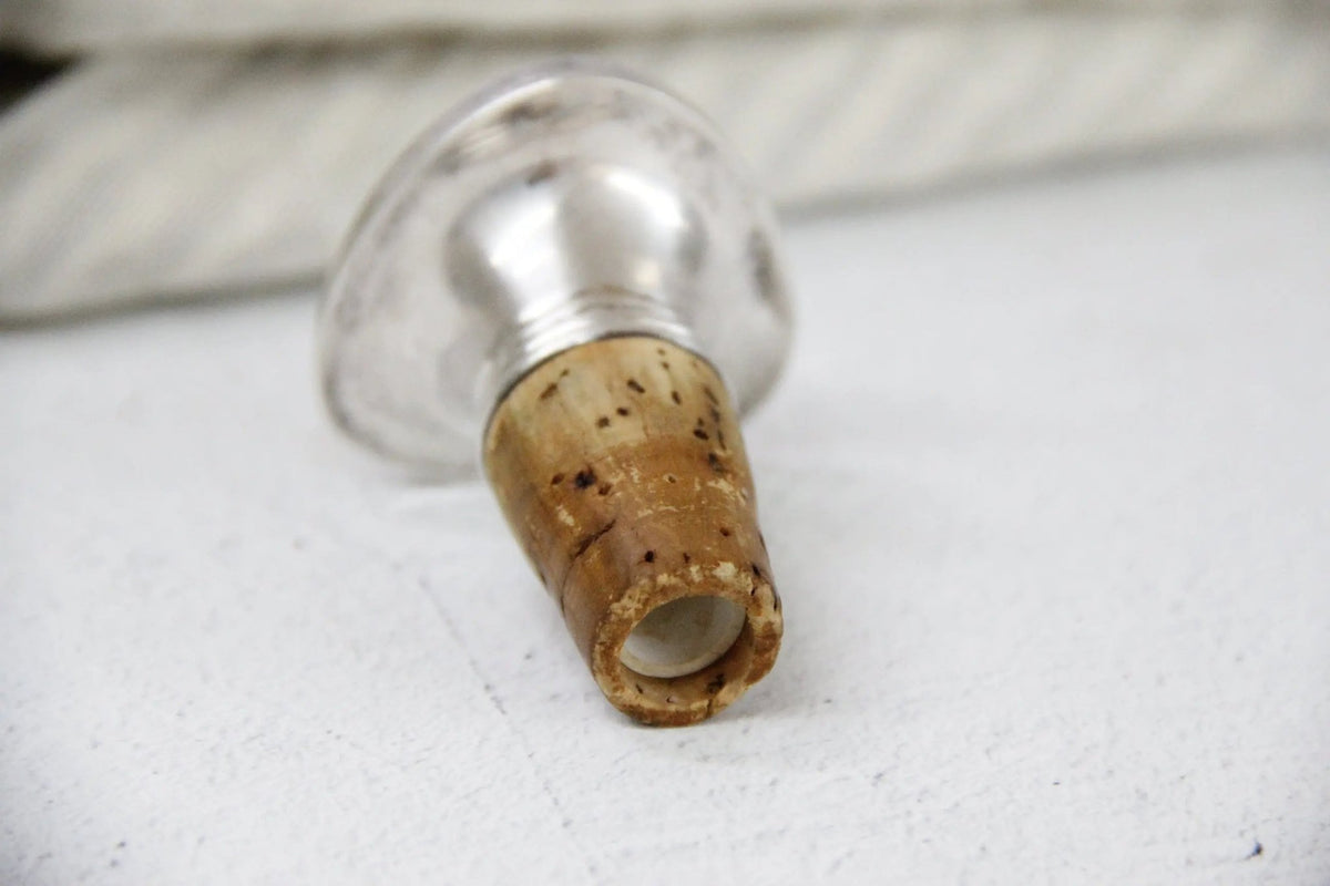 Vintage Bottle Pourer-Belgium 835 Stamped Silver Spout - Debra Hall Lifestyle