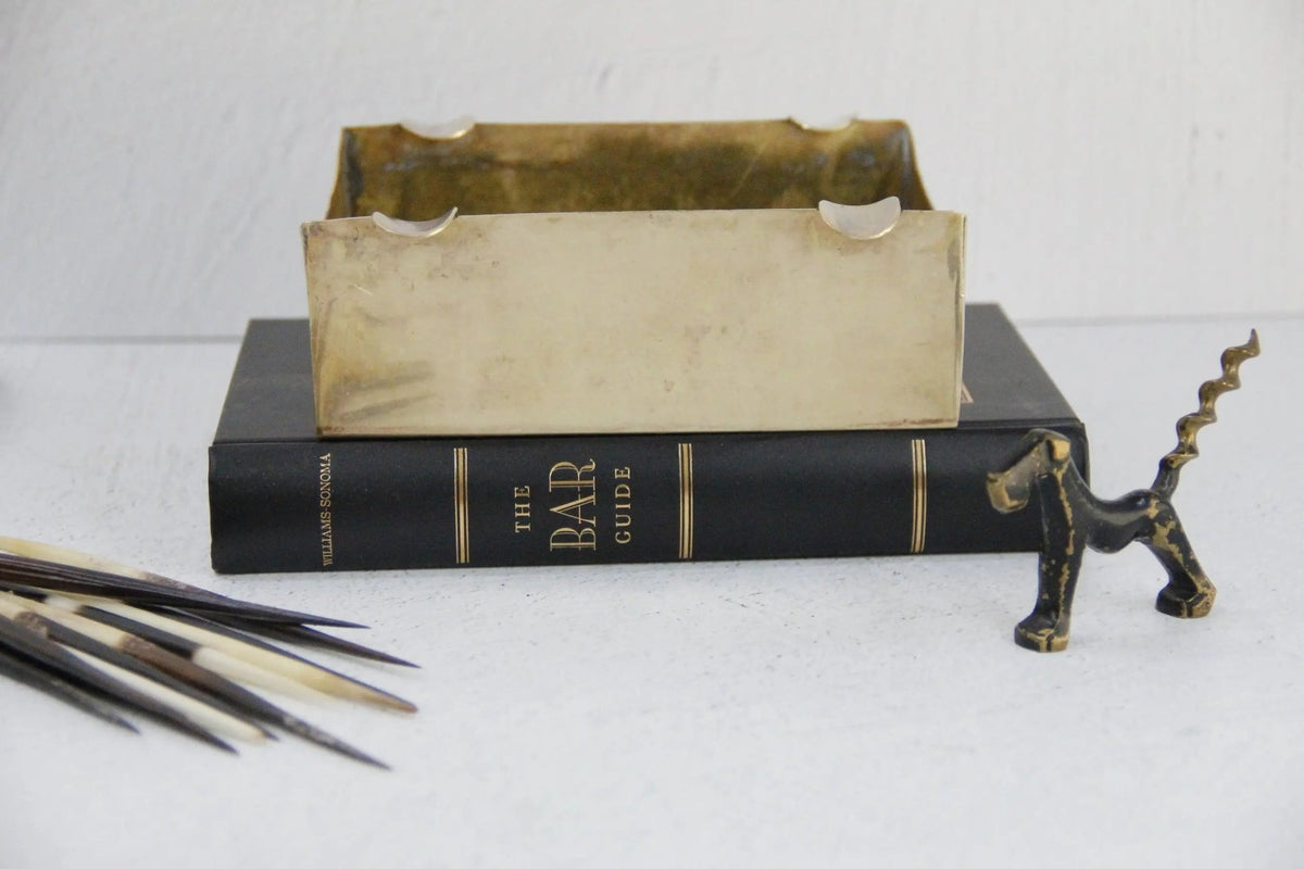 Vintage Brass Ashtray-Cigar | Hand-Made Spain-Large - Debra Hall Lifestyle