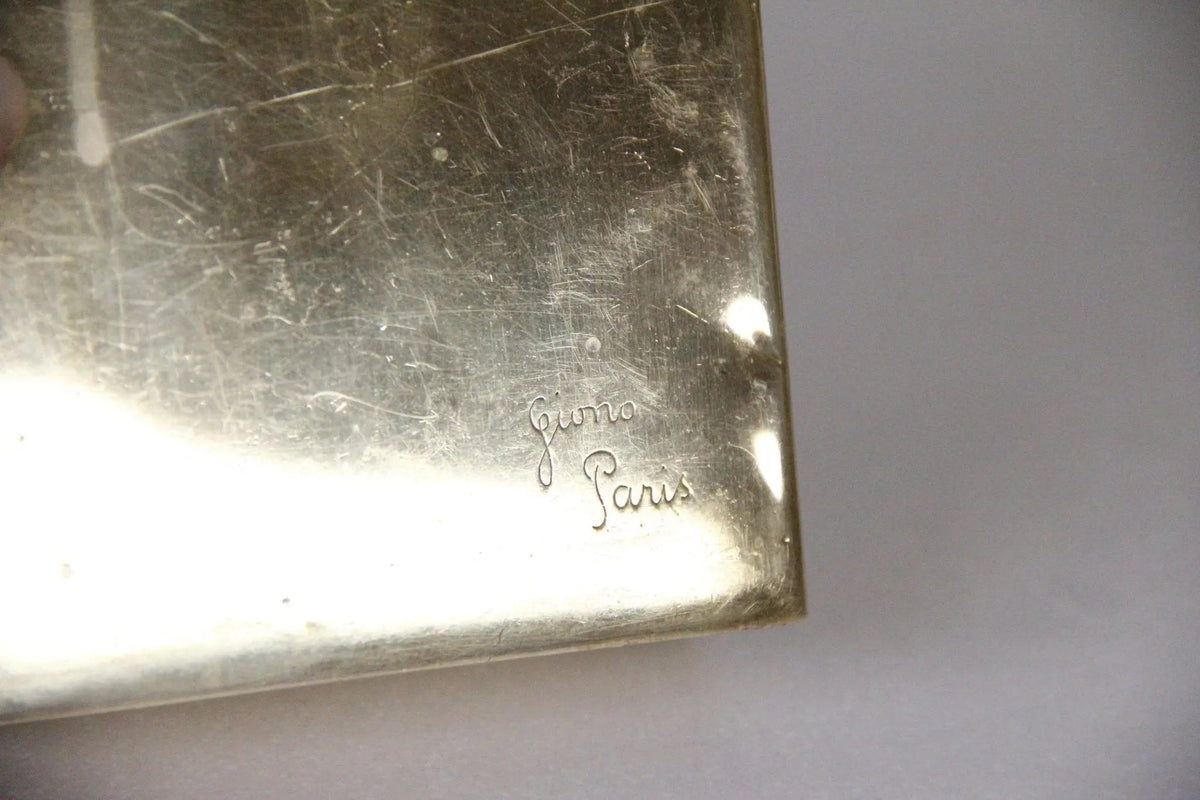 Vintage Brass Perfume Bottle | Paris France Decanter - Debra Hall Lifestyle