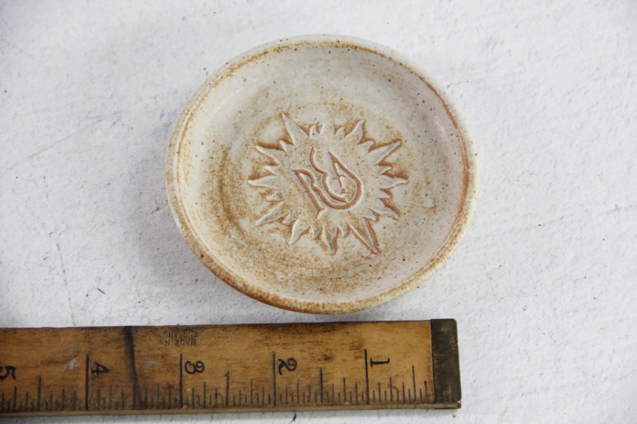 Vintage Butter Pat | Handmade Studio Pottery Dish Signed - Debra Hall Lifestyle