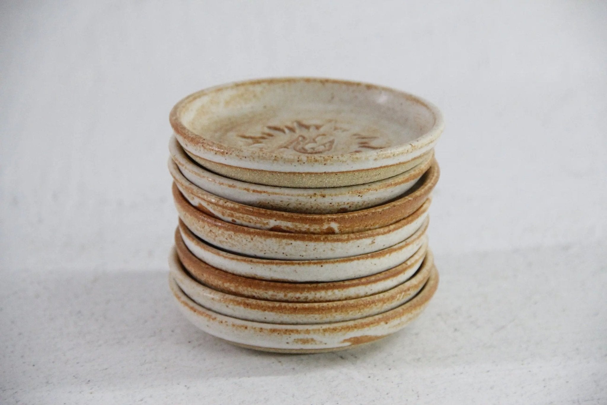 Vintage Butter Pat | Handmade Studio Pottery Dish Signed - Debra Hall Lifestyle