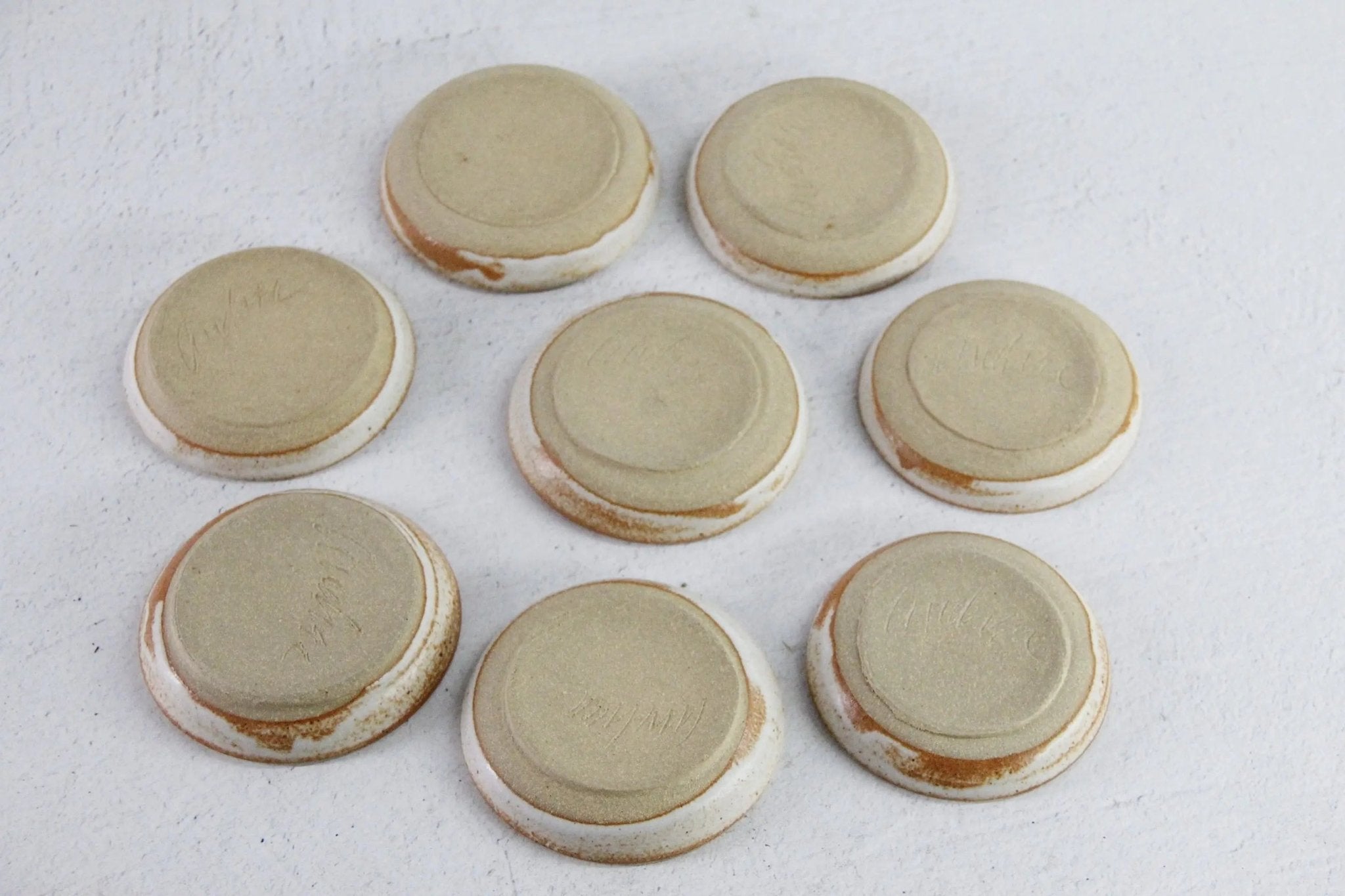 Vintage Butter Pat | Handmade Studio Pottery Dish Signed - Debra Hall Lifestyle