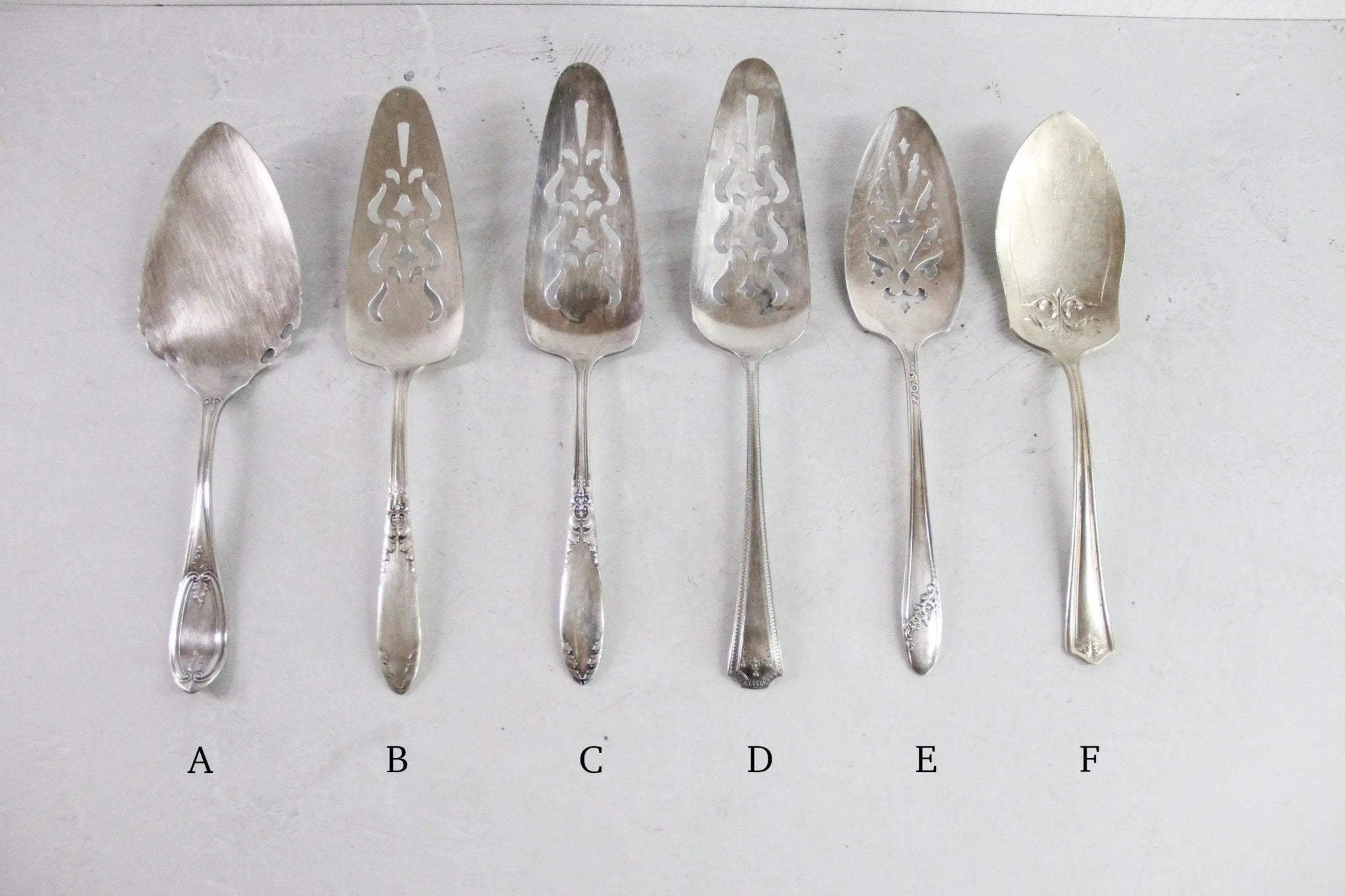 Vintage Cake Server | Silver Pie Tart Serving Utensil - Debra Hall Lifestyle