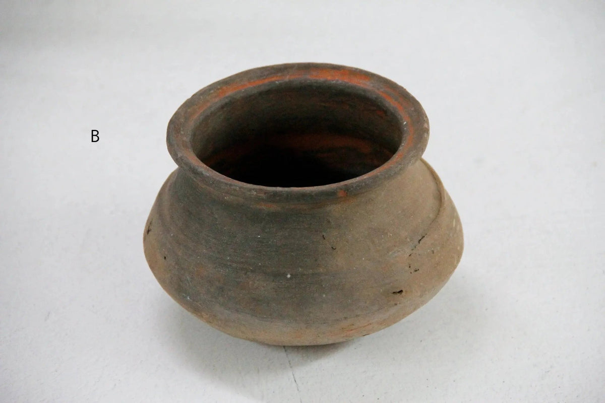 Vintage Clay Pot | Earth Medium Hand Thrown Cook Pot - Debra Hall Lifestyle