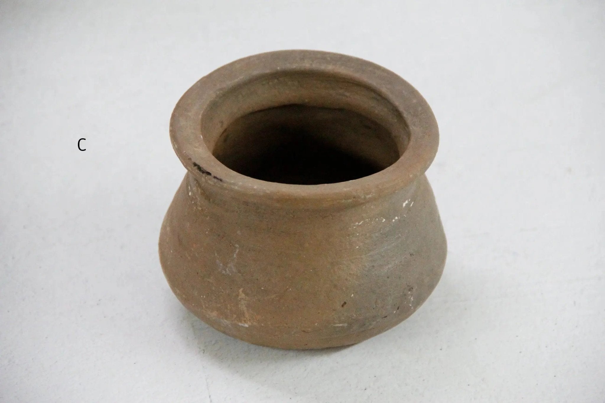Vintage Clay Pot | Earth Medium Hand Thrown Cook Pot - Debra Hall Lifestyle