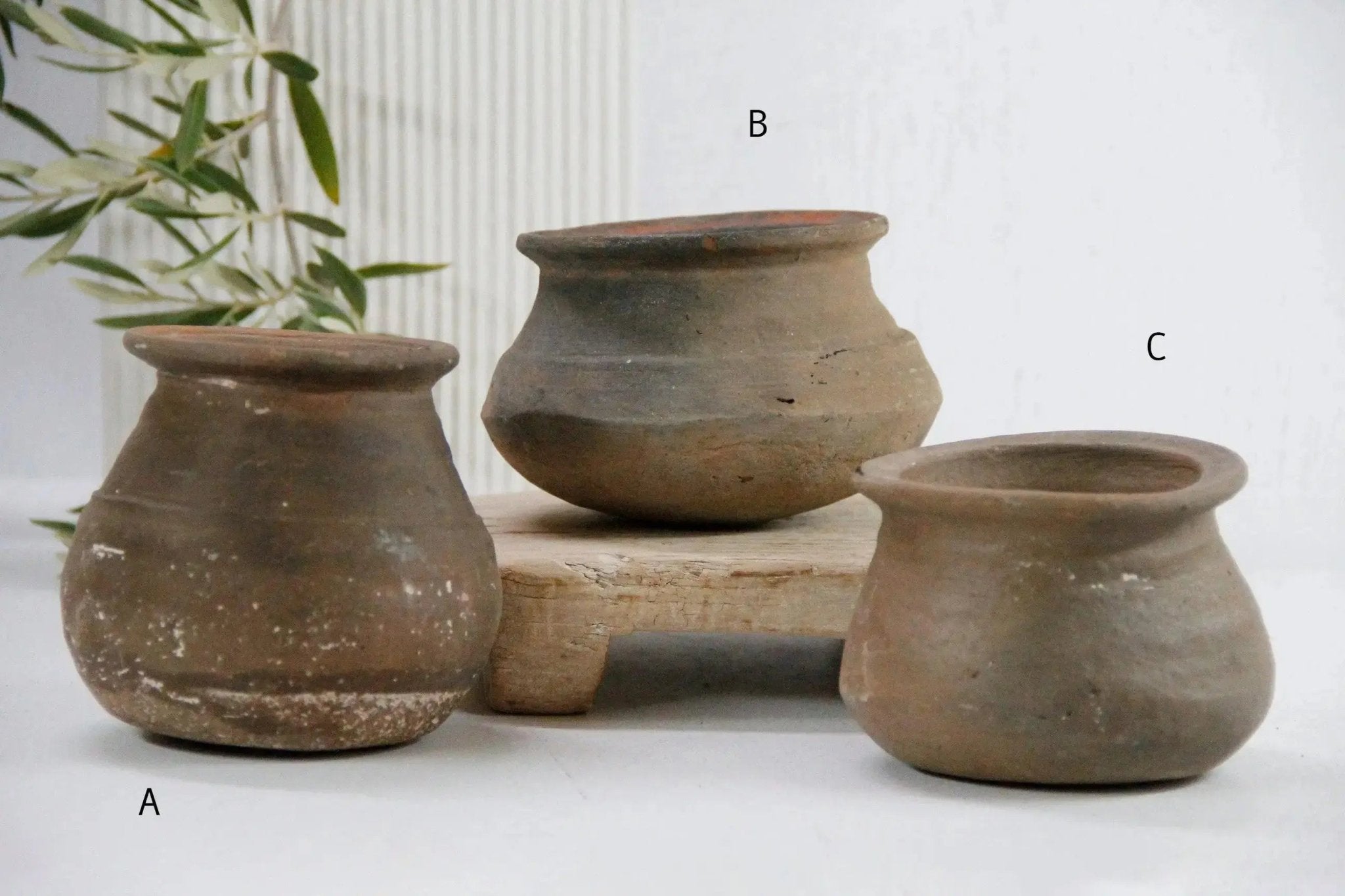 Vintage Clay Pot | Earth Medium Hand Thrown Cook Pot - Debra Hall Lifestyle