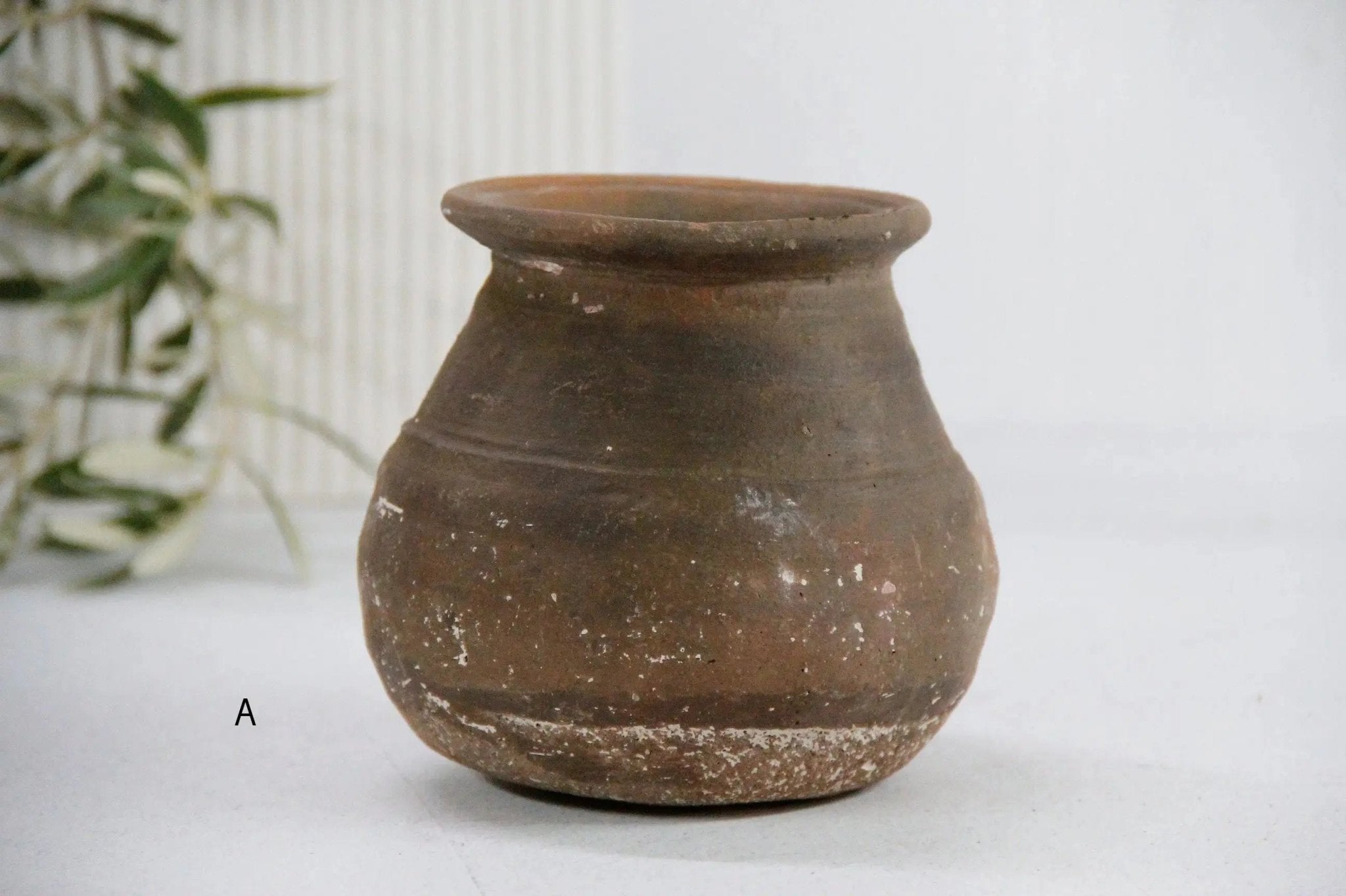 Vintage Clay Pot | Earth Medium Hand Thrown Cook Pot - Debra Hall Lifestyle