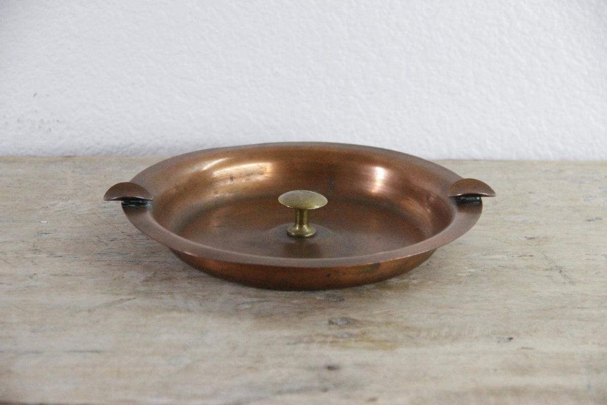 Vintage Copper Ashtray Dean Barrick Pasadena Copper & Brass - Debra Hall Lifestyle