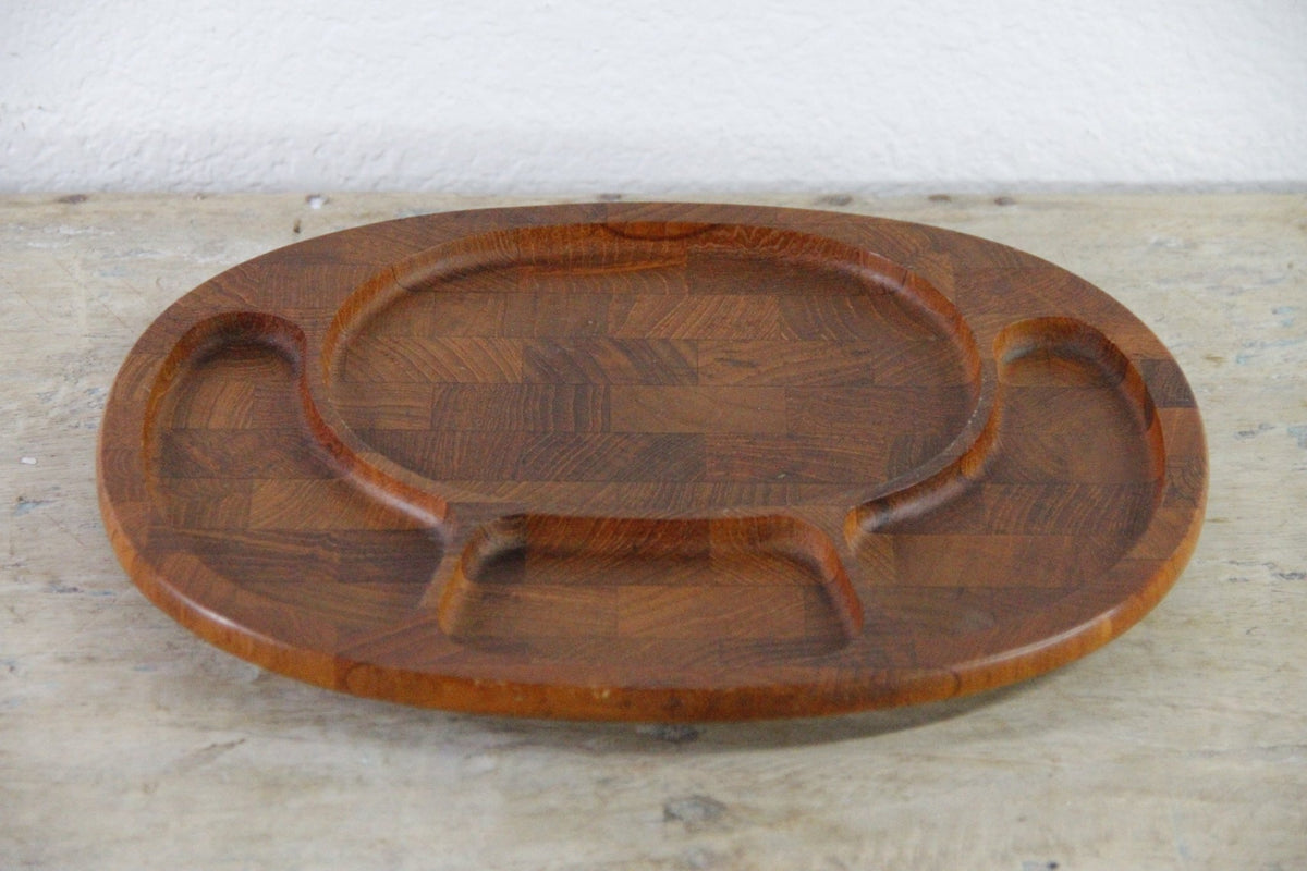 Vintage Digsmed Teak Serving Tray Danish Modern 1964 - Debra Hall Lifestyle
