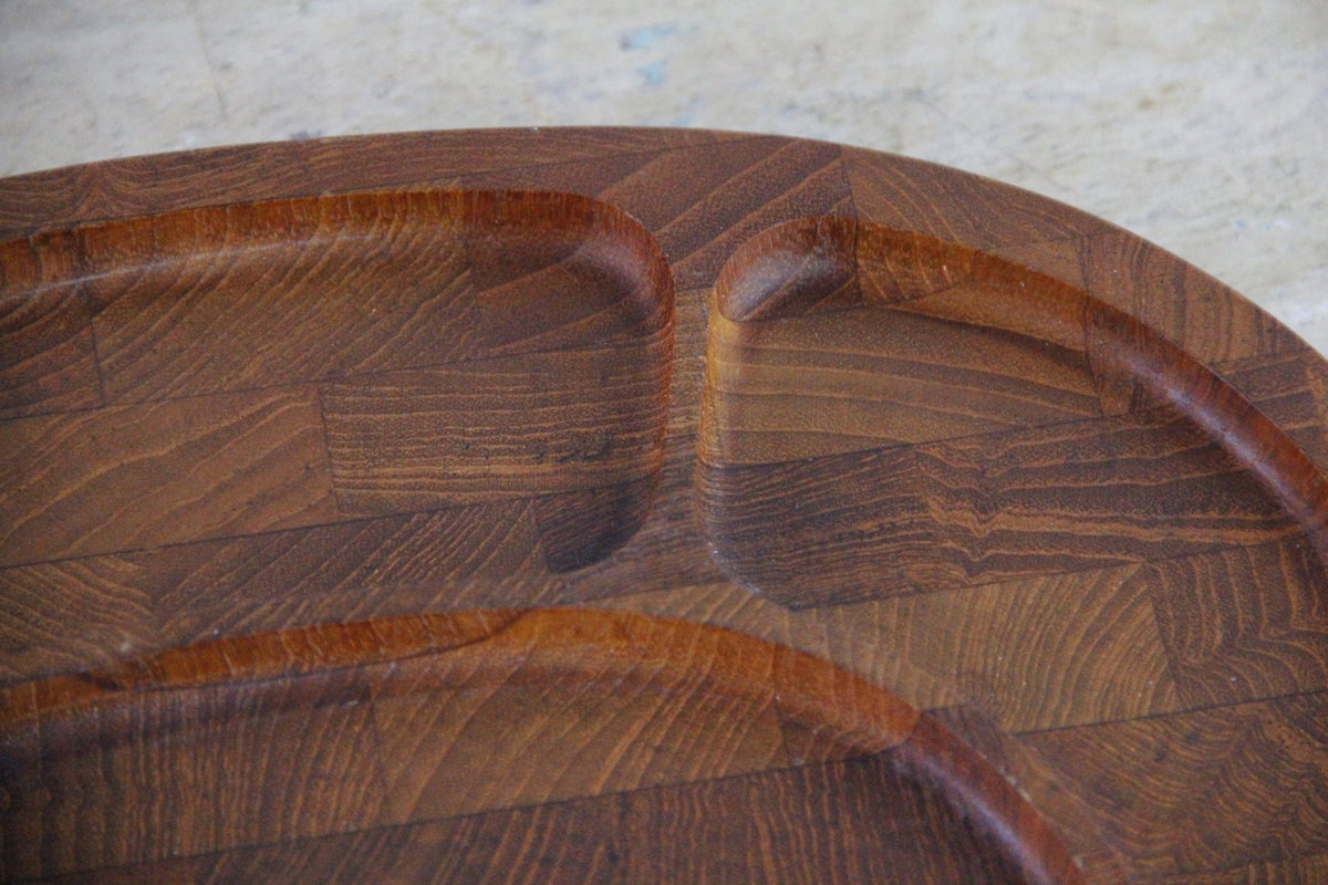 Vintage Digsmed Teak Serving Tray Danish Modern 1964 - Debra Hall Lifestyle