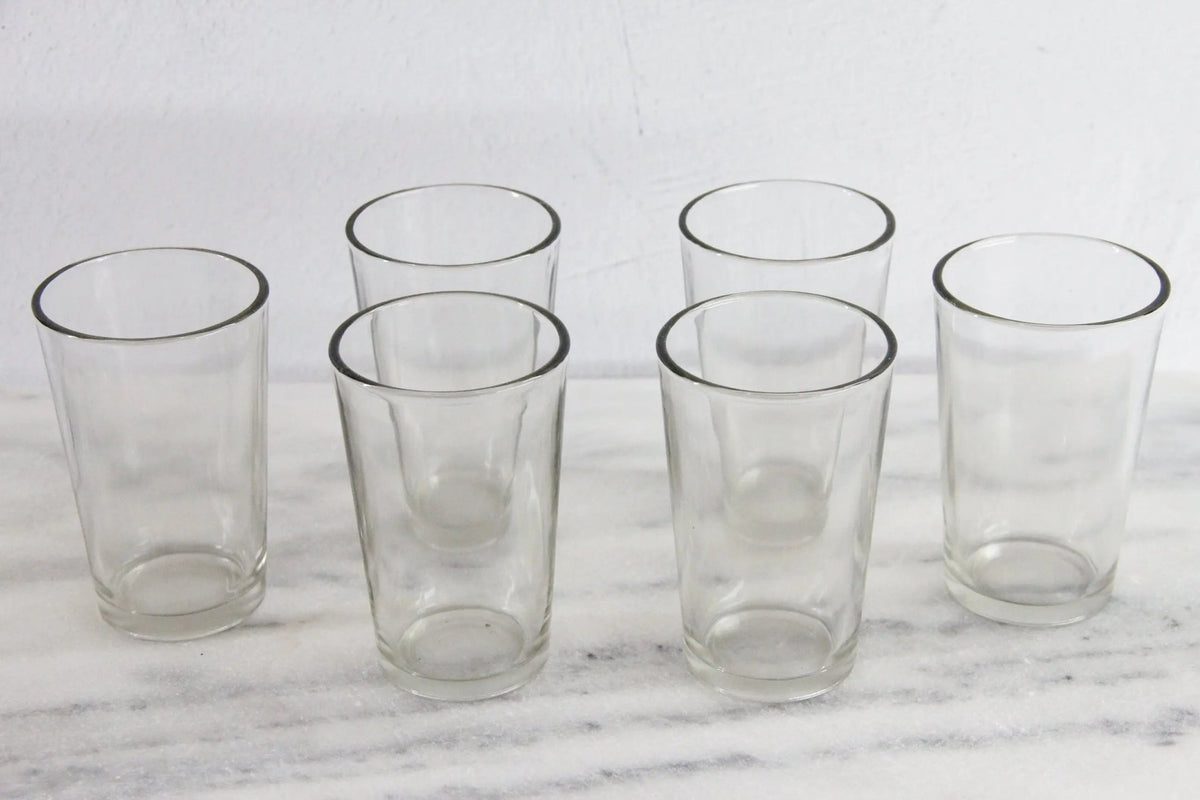 Vintage Drinking Glass Caddy with Glasses | Metal Carrier - Debra Hall Lifestyle