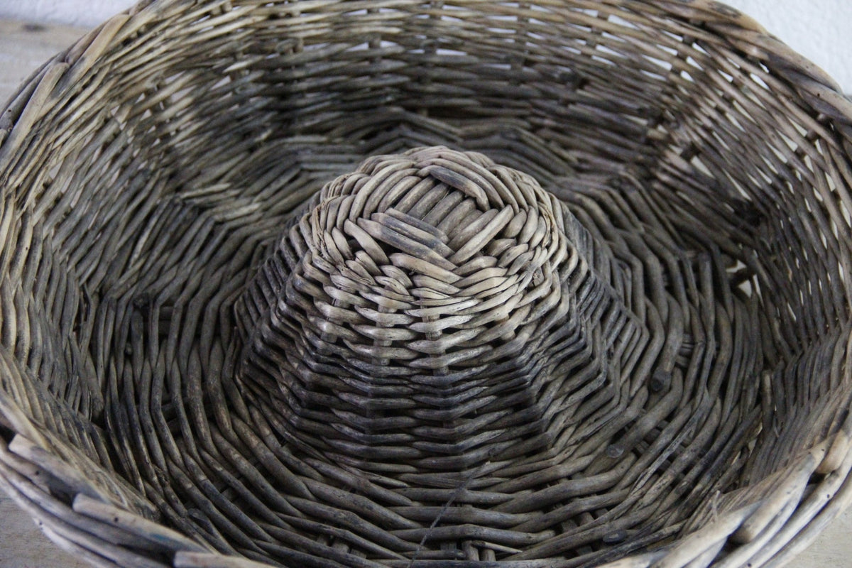 Vintage French Bread Basket | Wicker Bakery Banneton - Debra Hall Lifestyle