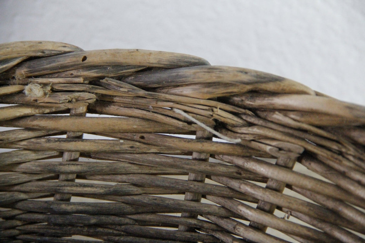 Vintage French Bread Basket | Wicker Bakery Banneton - Debra Hall Lifestyle