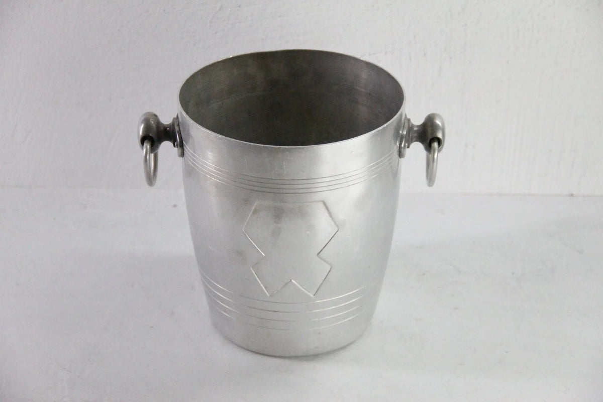 Vintage French Champagne Bucket | Bar Bistro Cooler - Debra Hall Lifestyle