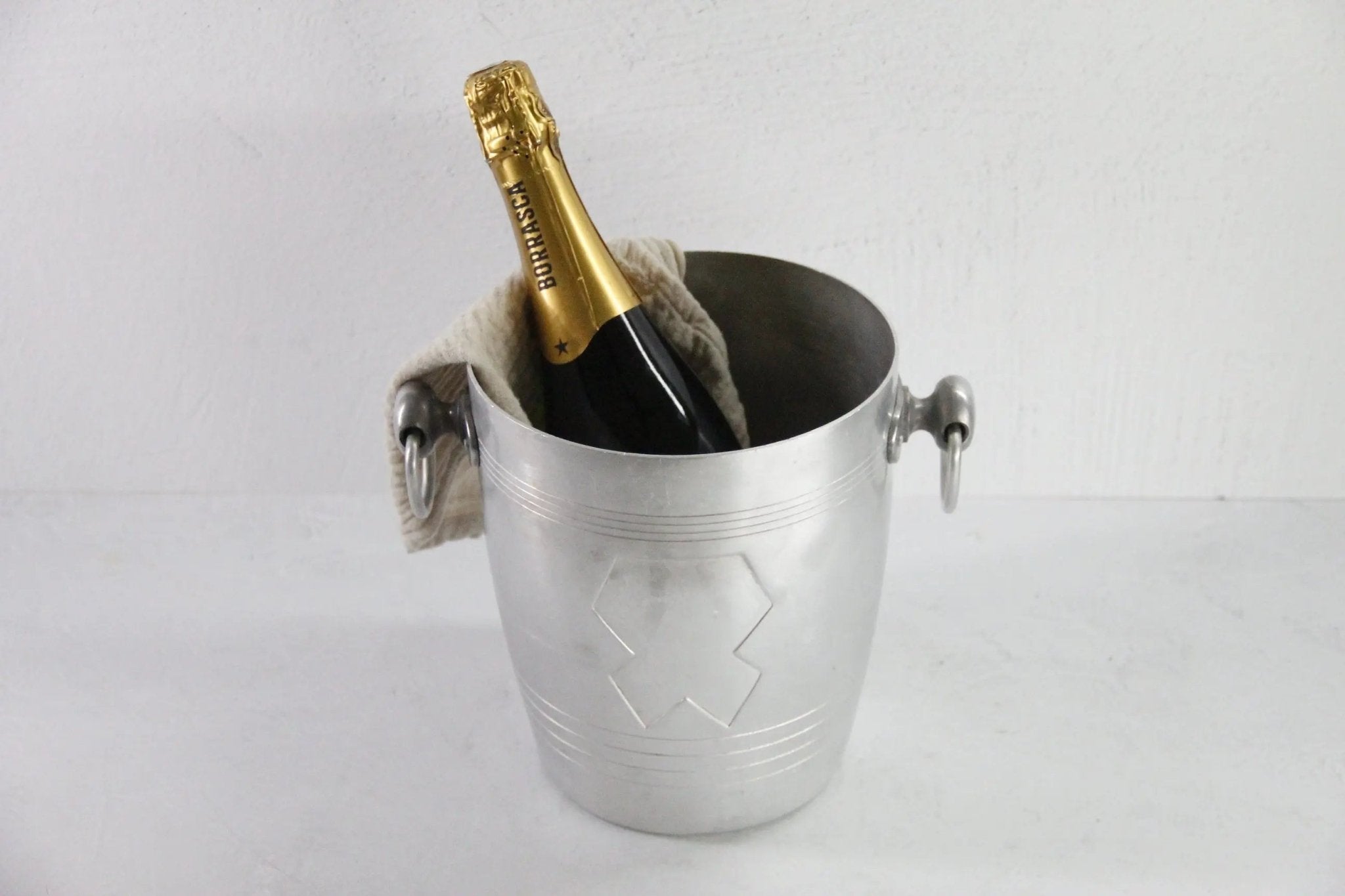 Vintage French Champagne Bucket | Bar Bistro Cooler - Debra Hall Lifestyle