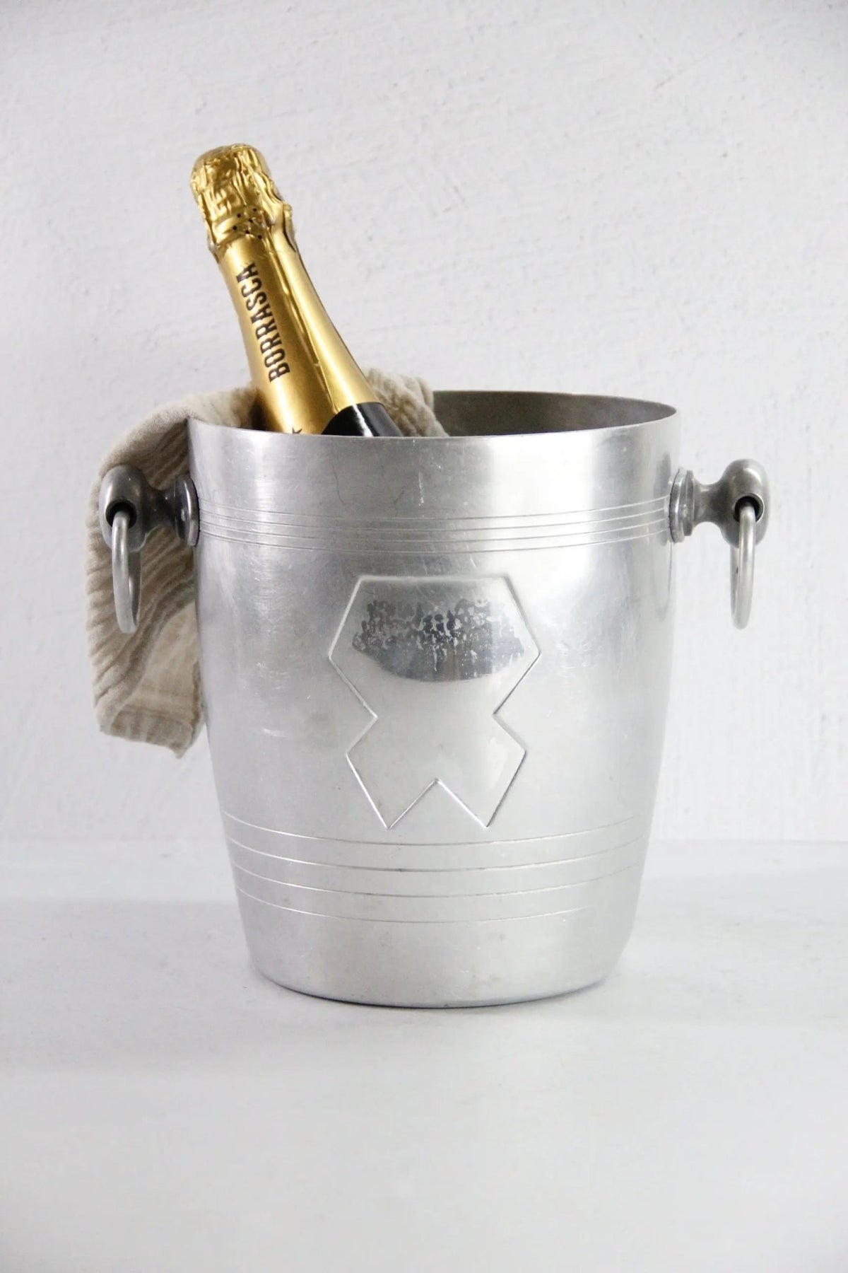 Vintage French Champagne Bucket | Bar Bistro Cooler - Debra Hall Lifestyle