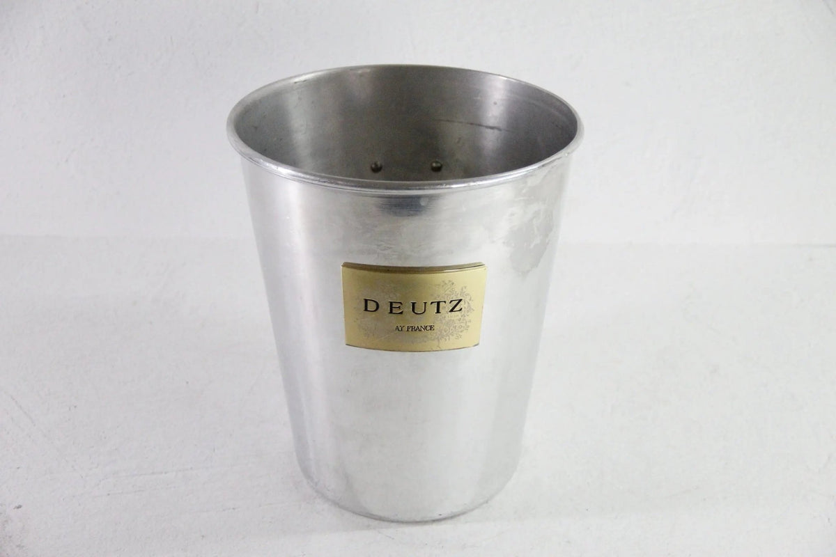 Vintage French Champagne Bucket | Duetz Angeled Chiller - Debra Hall Lifestyle
