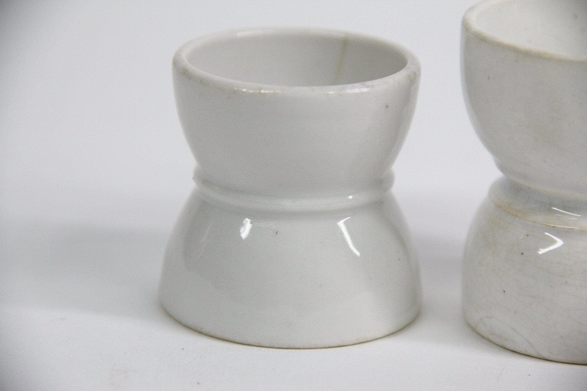 Vintage French Ironstone Egg Cup dinnerware