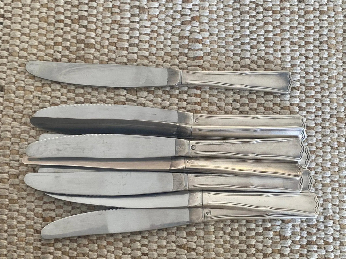 Vintage French Knives | Dinner Flatware Set 5 Pcs. - Debra Hall Lifestyle