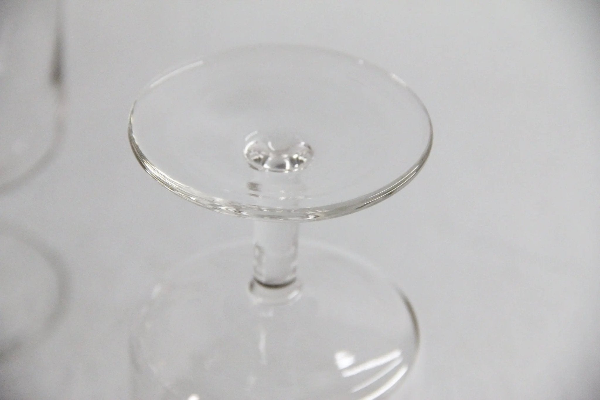 Vintage Gold Rim Glassware | Midcentury Wine Goblet - Debra Hall Lifestyle