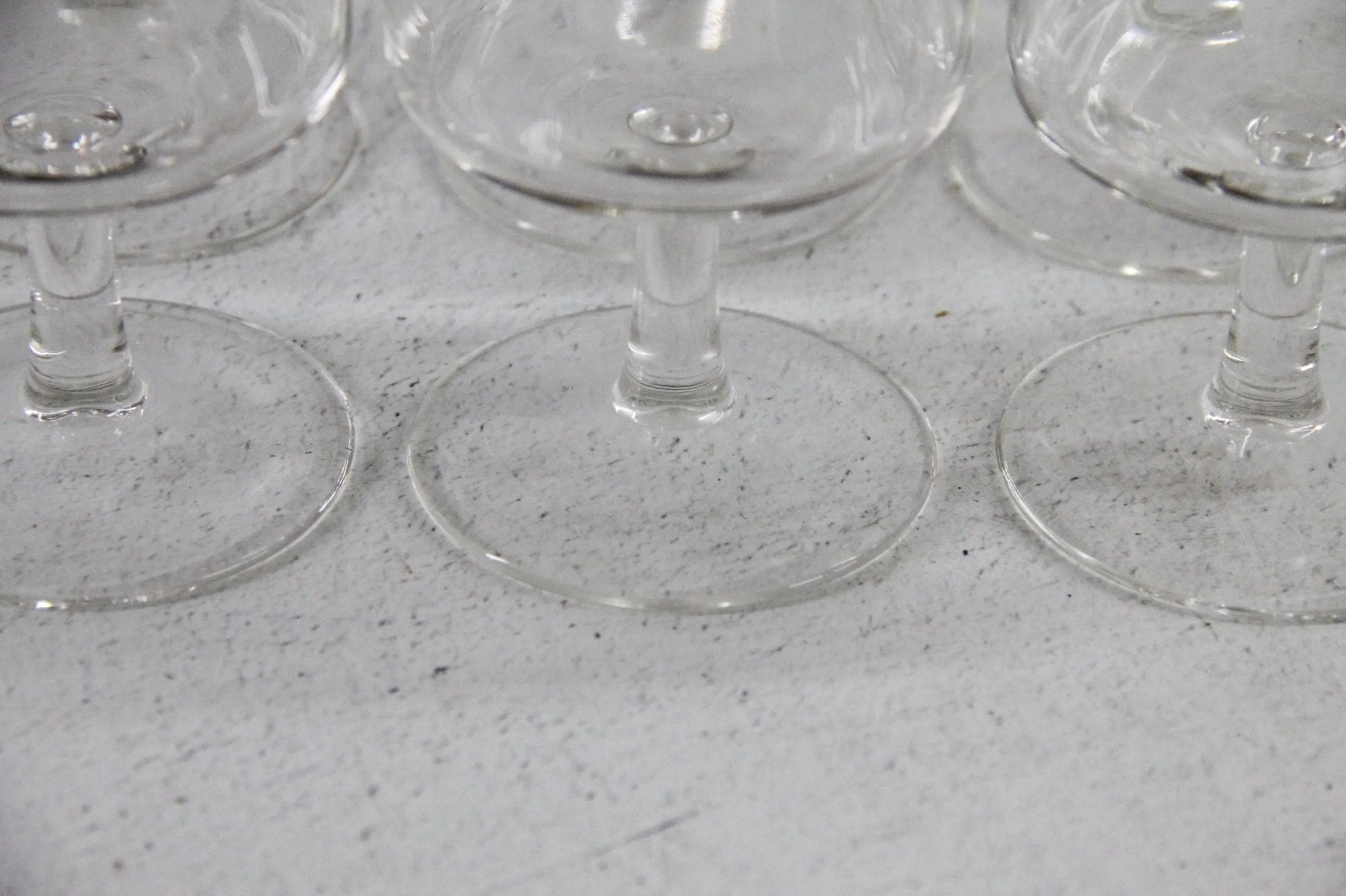 Vintage Gold Rim Glassware | Midcentury Wine Goblet - Debra Hall Lifestyle