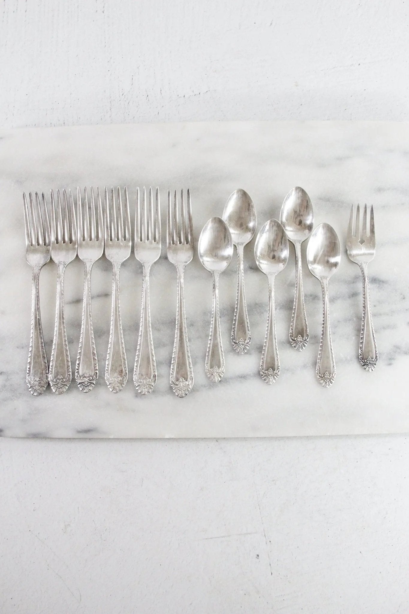 Vintage Hotel Flatware | Lot 12 Pieces Phoenician Hotel - Debra Hall Lifestyle