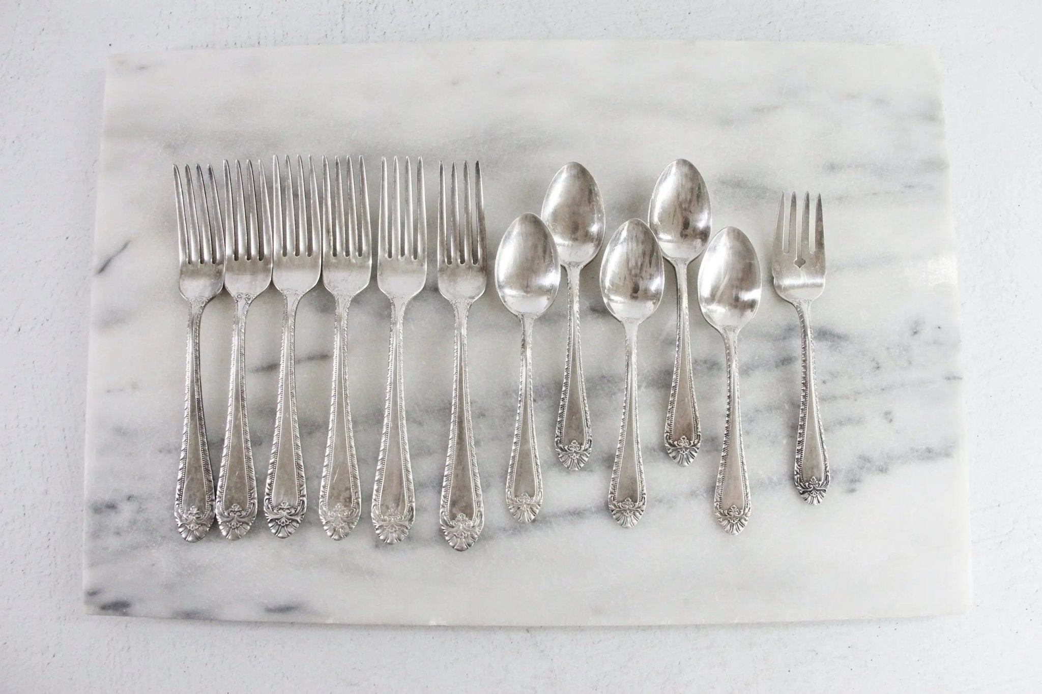 Vintage Hotel Flatware | Lot 12 Pieces Phoenician Hotel - Debra Hall Lifestyle