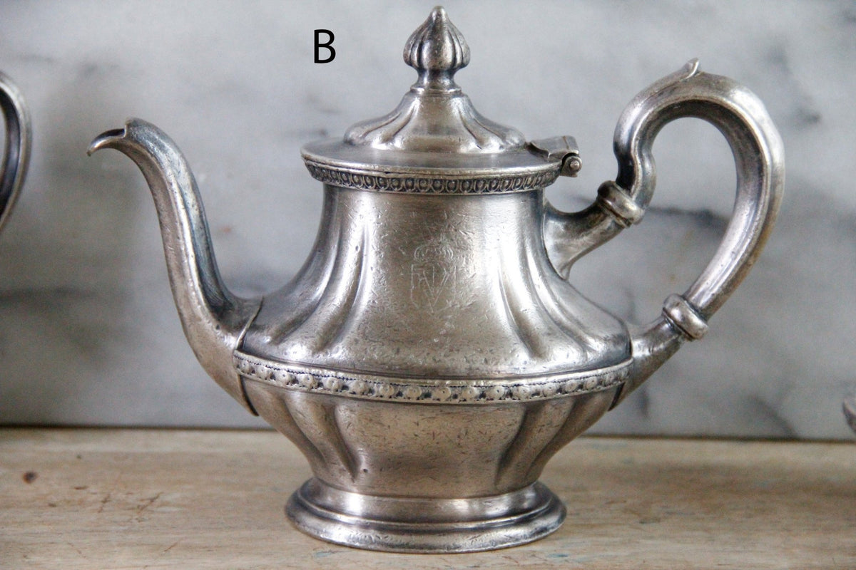 Vintage Hotel Silver R. Wallace Silver Soldered Serveware - Debra Hall Lifestyle