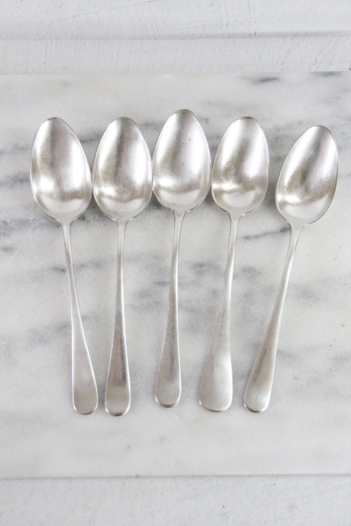 Vintage Hotel Silverware | 5 Hamburg Hotel Crest Spoons - Debra Hall Lifestyle