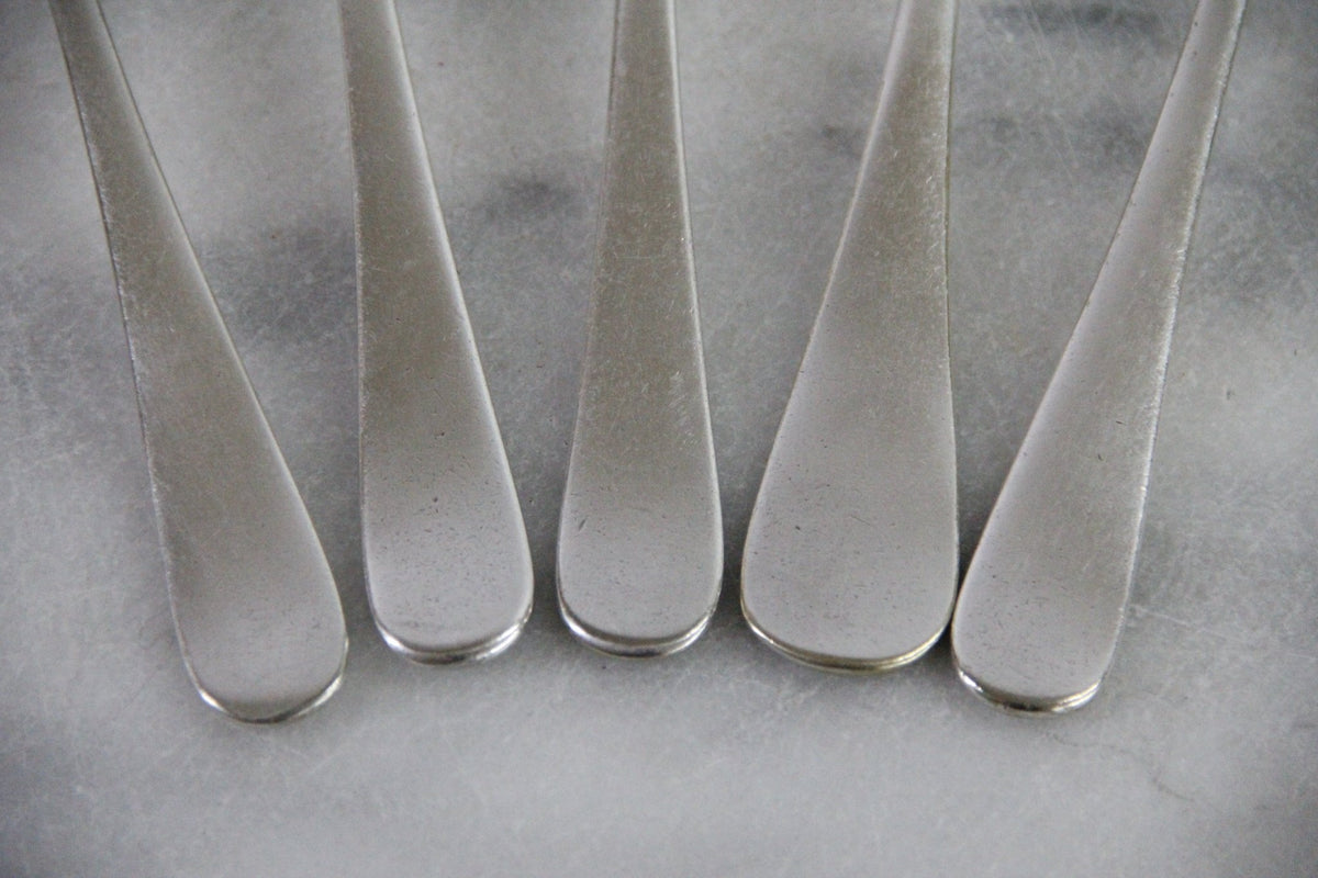 Vintage Hotel Silverware | 5 Hamburg Hotel Crest Spoons - Debra Hall Lifestyle