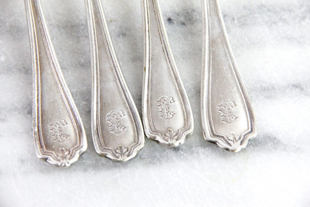 Vintage Hotel Silverware | Biltmore Hotel Forks 4 Pc. - Debra Hall Lifestyle