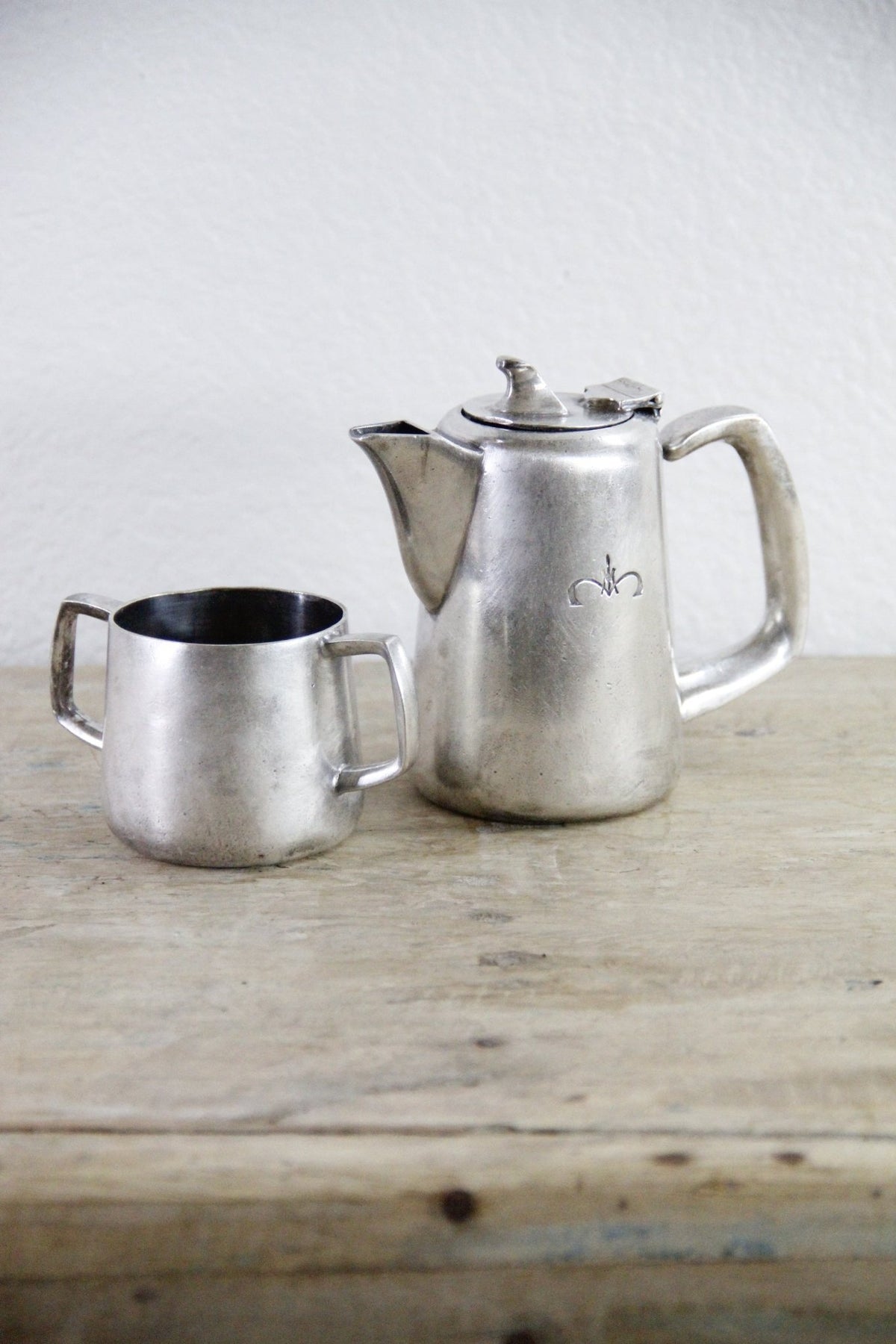 Vintage London Hilton Hotel Silver Tea Set English Silverplate - Debra Hall Lifestyle