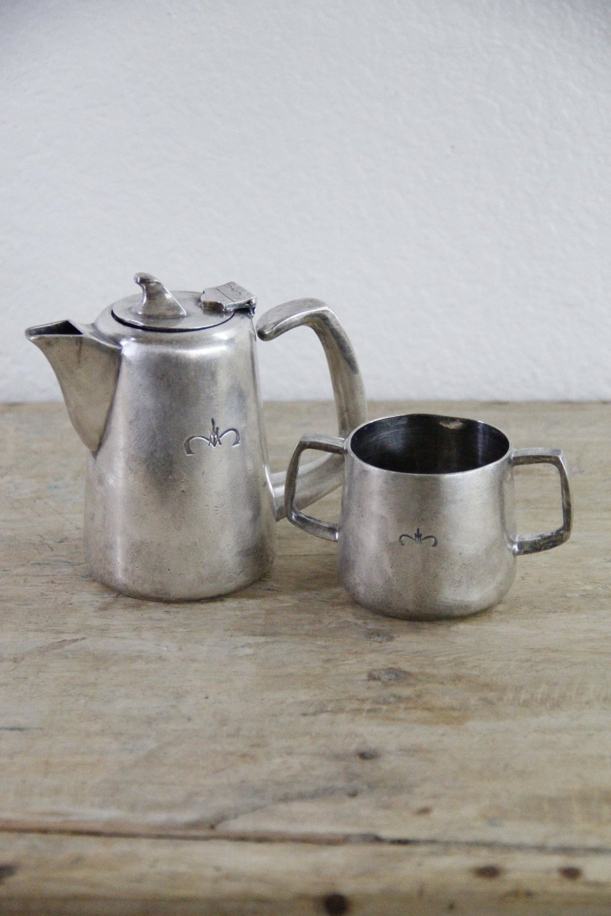 Vintage London Hilton Hotel Silver Tea Set English Silverplate - Debra Hall Lifestyle