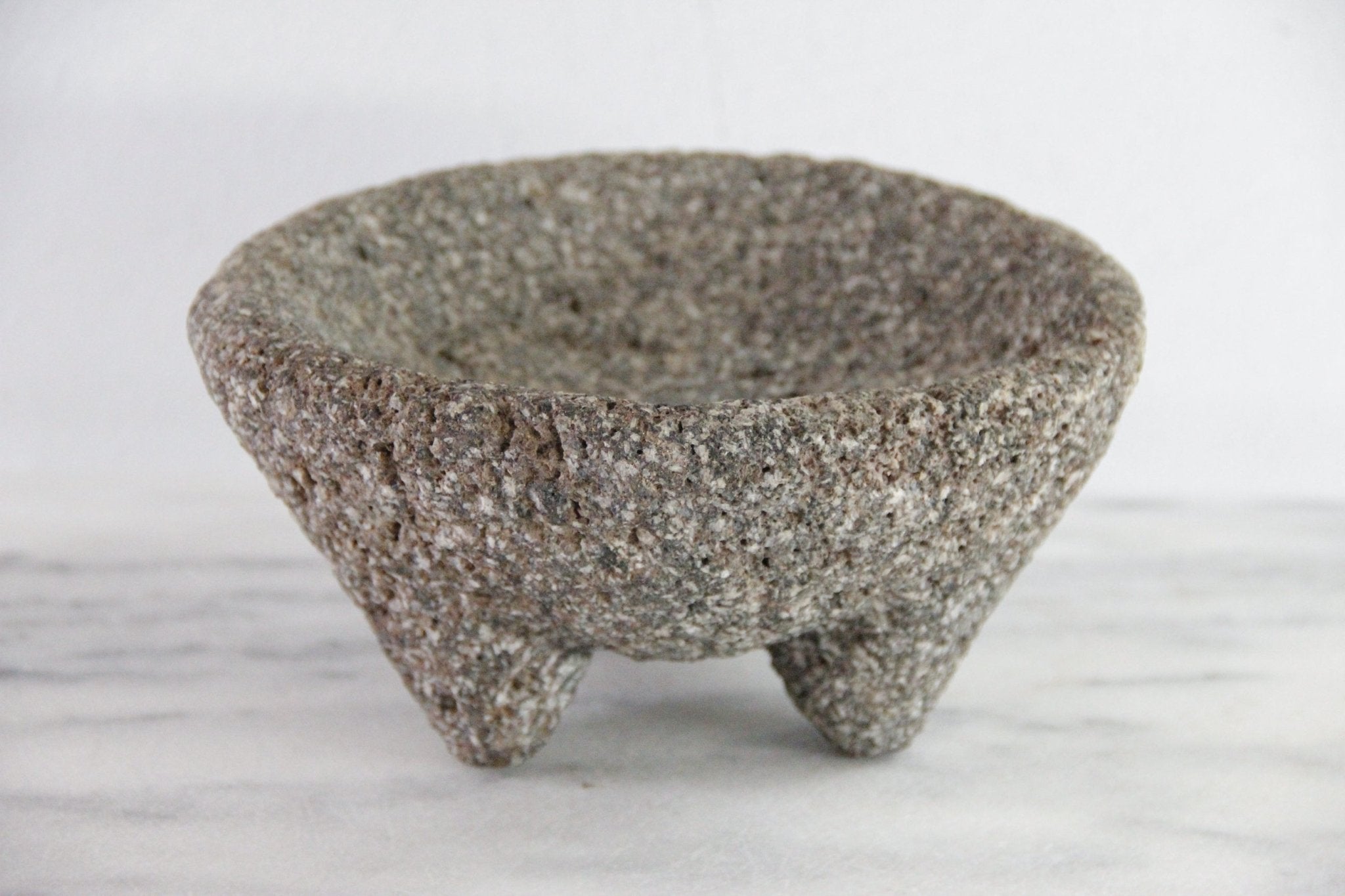 Vintage Molcajete | Authentic Basalt Stone Bowl Mortar - Debra Hall Lifestyle