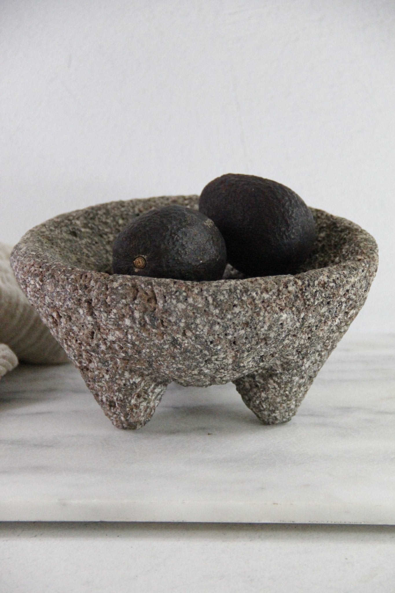Vintage Molcajete | Authentic Basalt Stone Bowl Mortar - Debra Hall Lifestyle