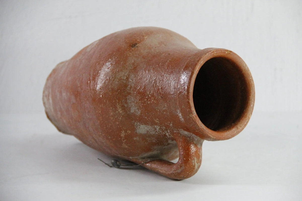 Vintage Olive Jar | Found Vessel European Storage 10.5" - Debra Hall Lifestyle
