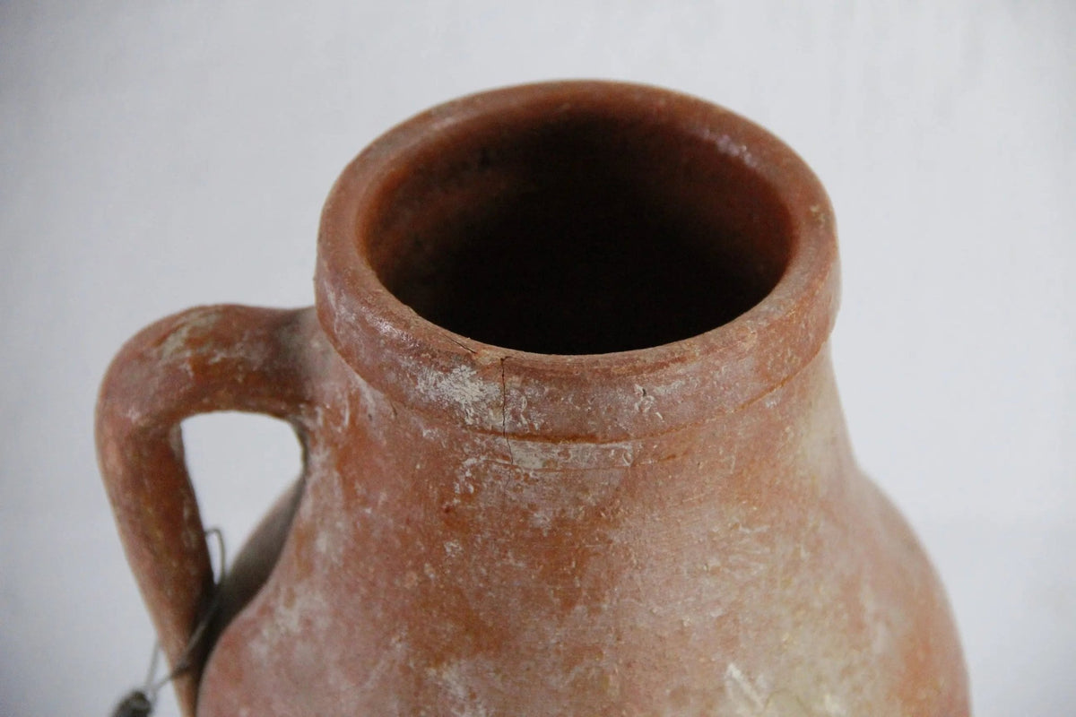 Vintage Olive Jar | Found Vessel European Storage 10.5" - Debra Hall Lifestyle