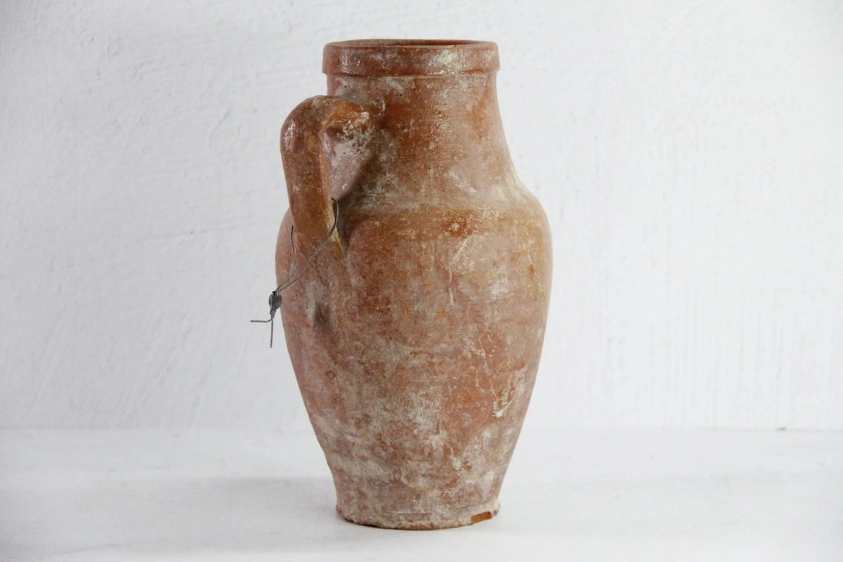 Vintage Olive Jar | Found Vessel European Storage 10.5" - Debra Hall Lifestyle