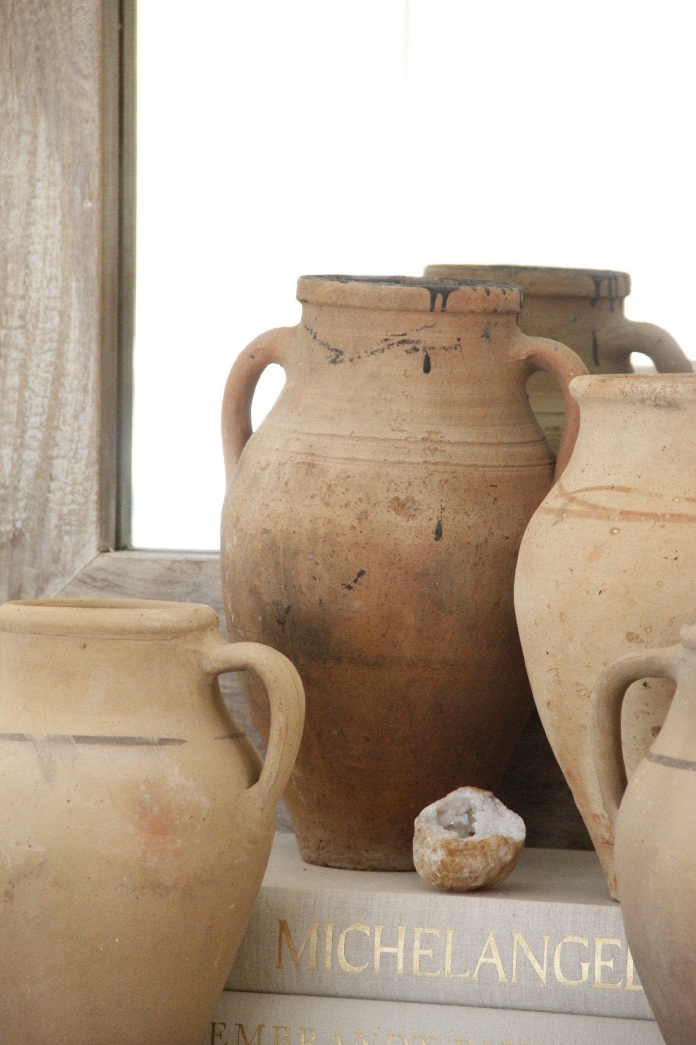 Vintage Olive Jar |  Turkish Earthenware Pot pottery