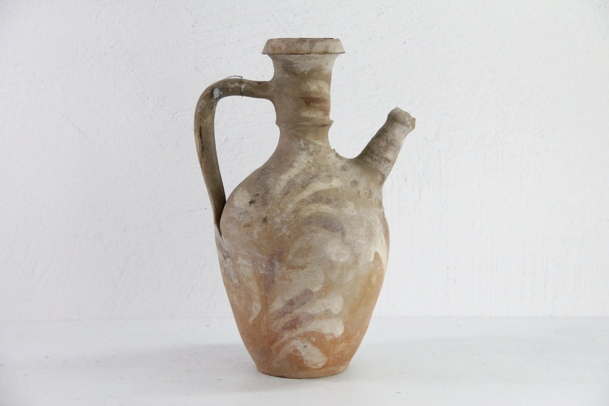 Vintage Olive Jar |Turkish Vase, Pottery Vessel, Clay Amphora - Debra Hall Lifestyle